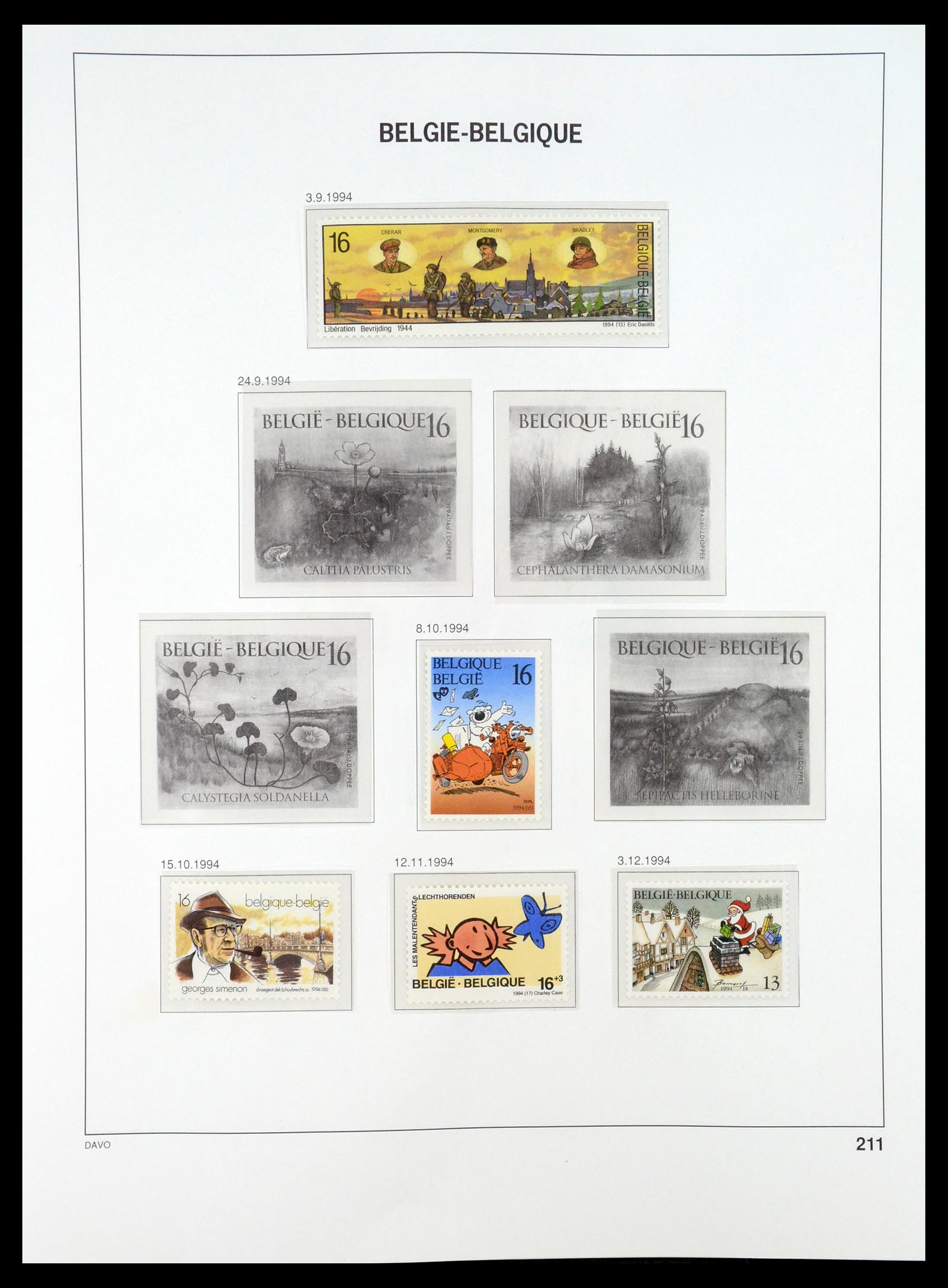 35132 220 - Stamp Collection 35132 Belgium 1941-1996.