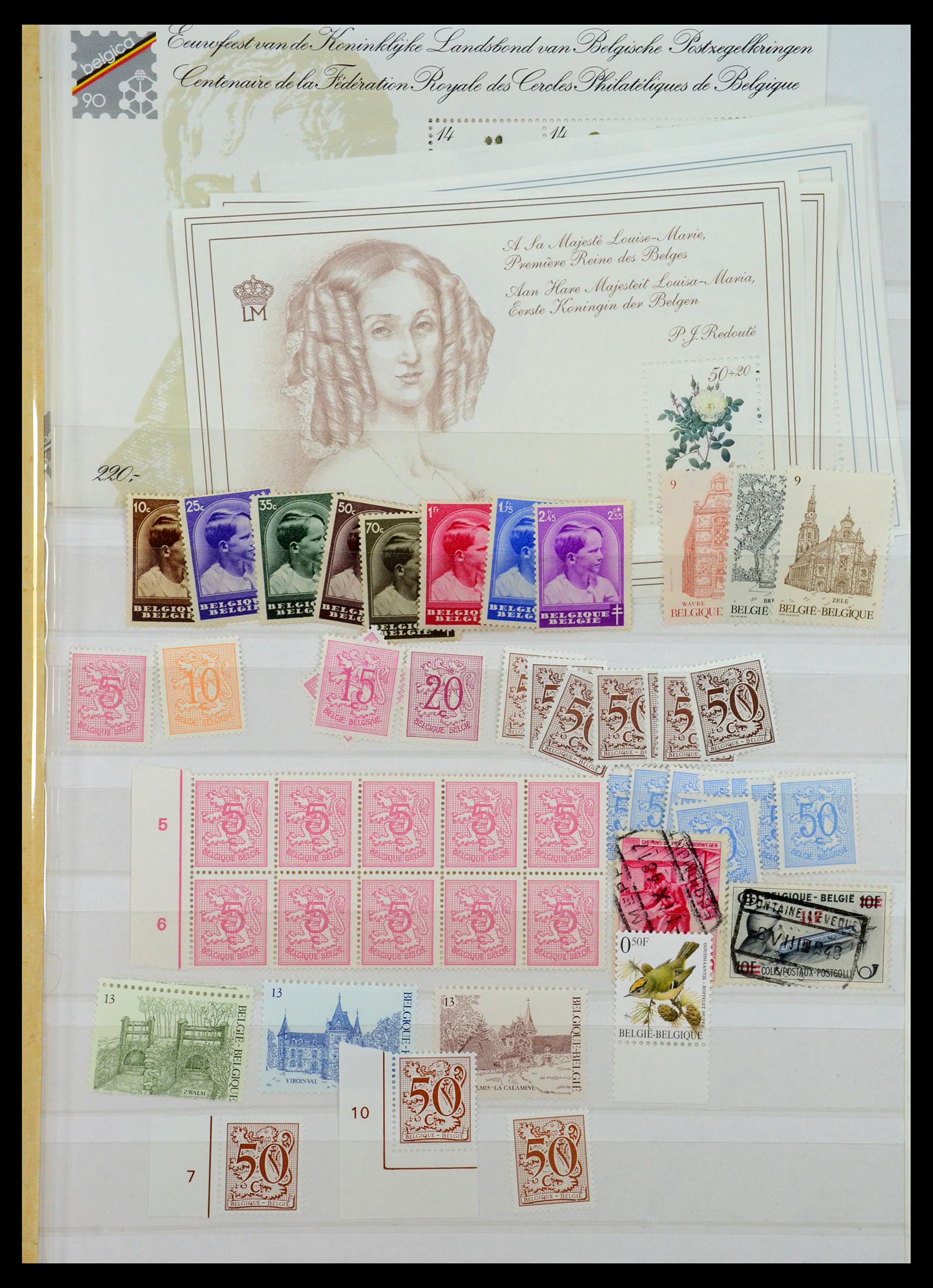 35132 232 - Stamp Collection 35132 Belgium 1941-1996.