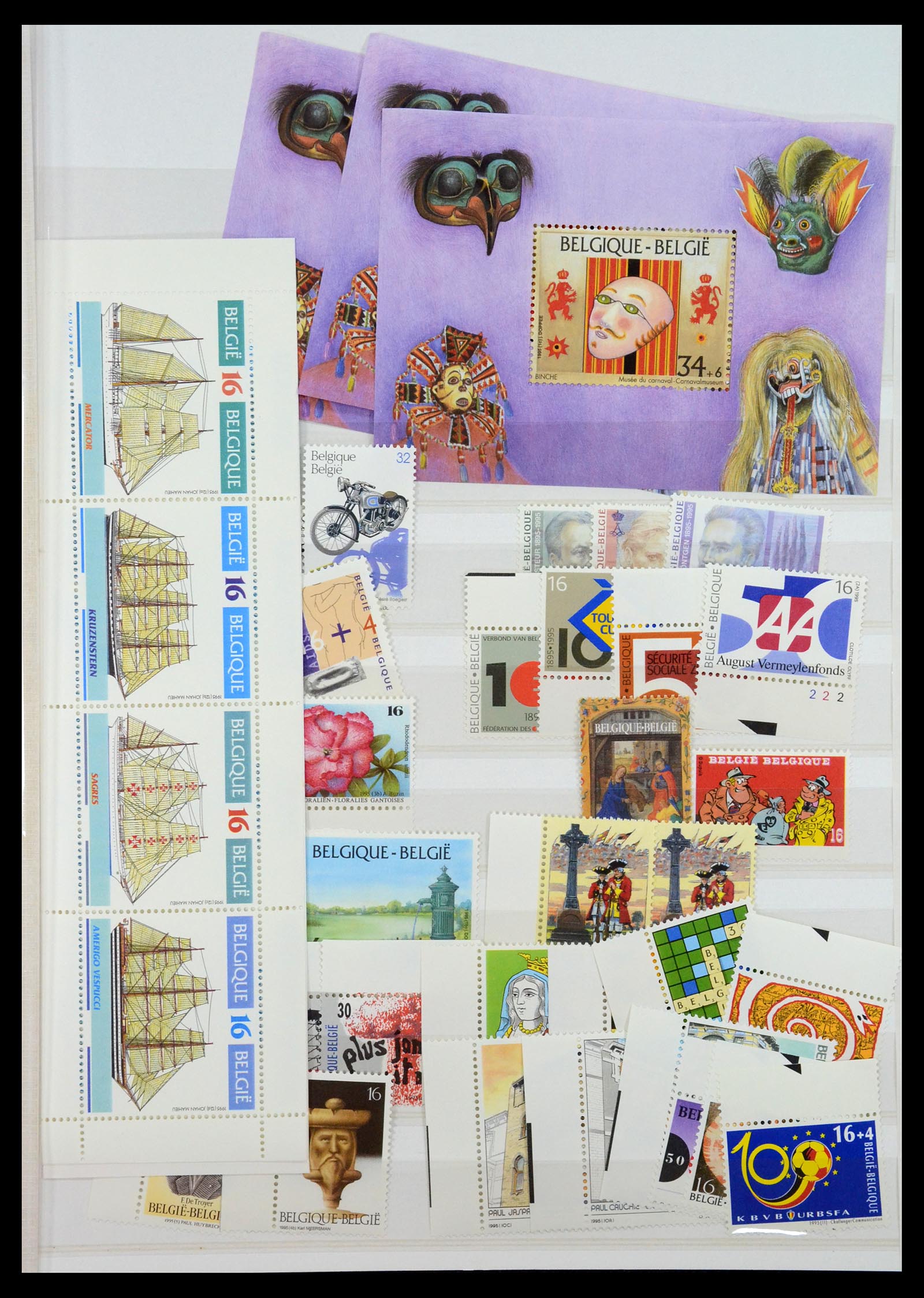 35132 234 - Stamp Collection 35132 Belgium 1941-1996.