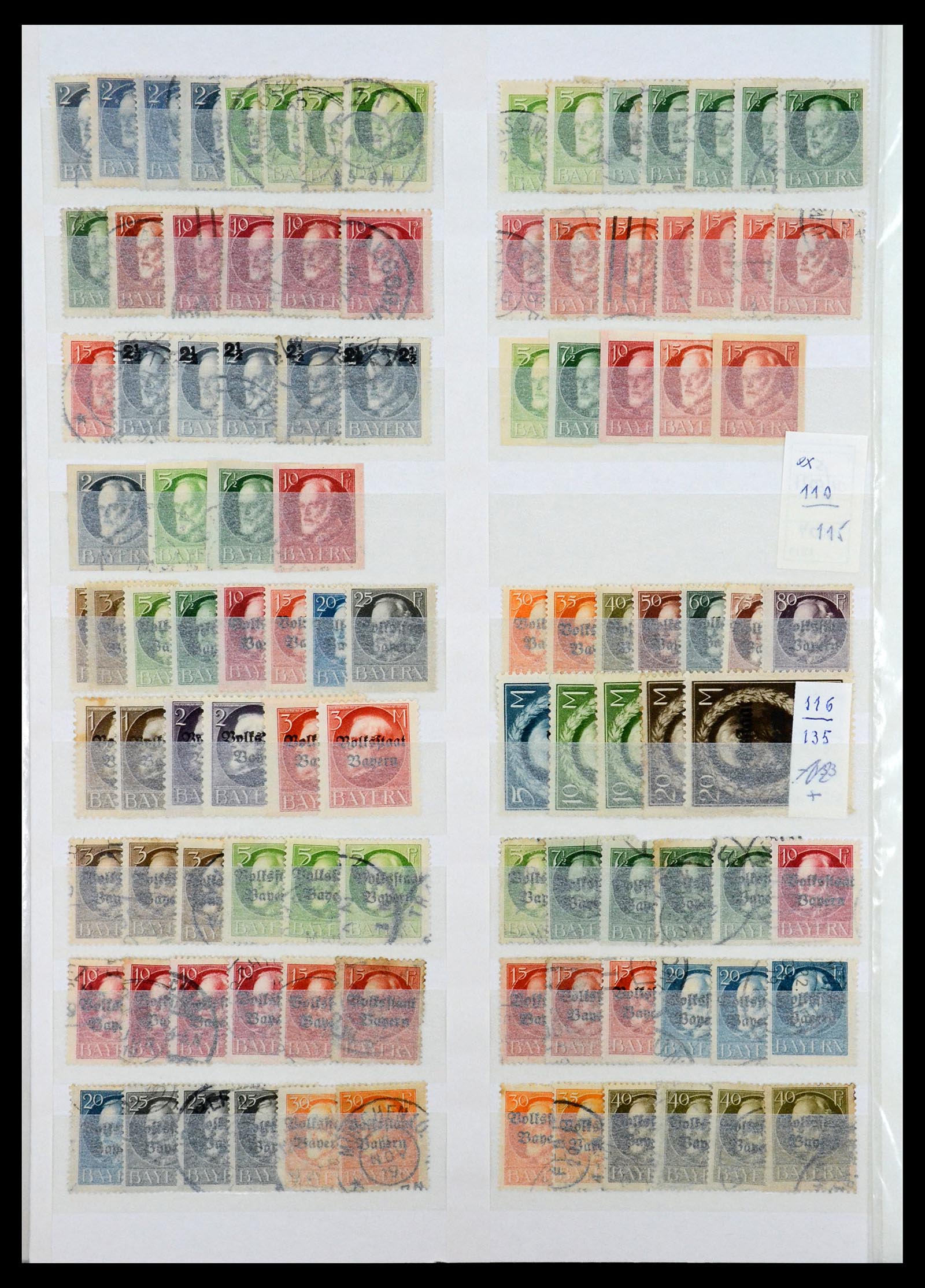 35135 010 - Postzegelverzameling 35135 Oud Duitse Staten en Duitse Rijk 1849-1923