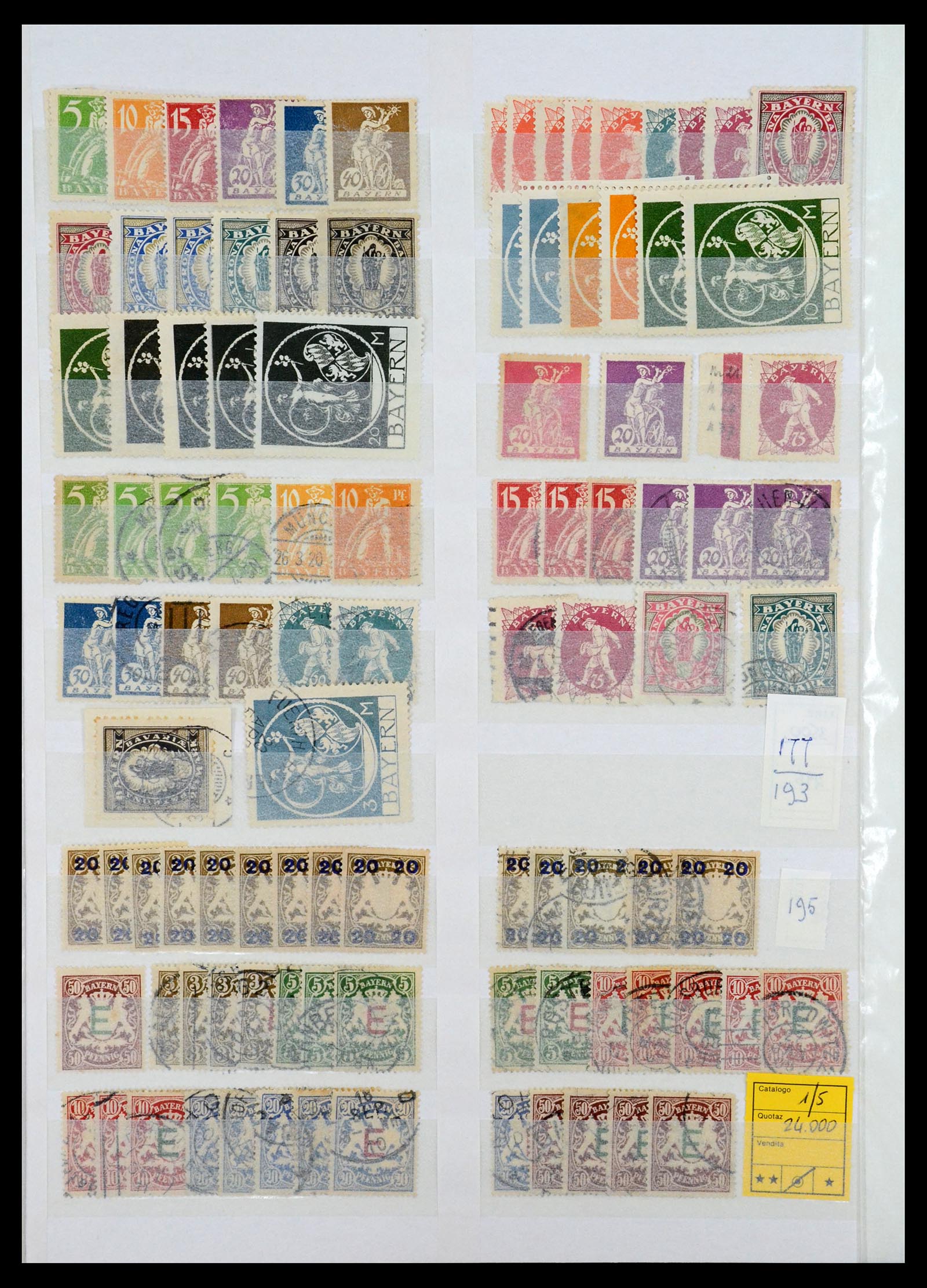 35135 014 - Postzegelverzameling 35135 Oud Duitse Staten en Duitse Rijk 1849-1923