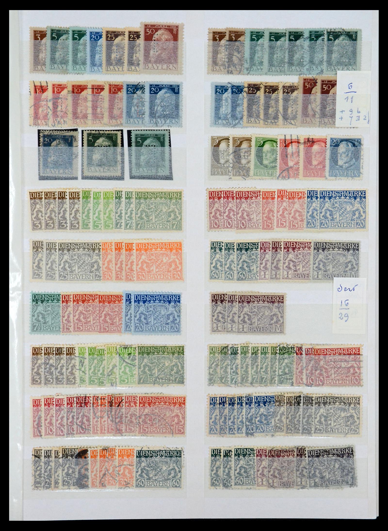 35135 015 - Postzegelverzameling 35135 Oud Duitse Staten en Duitse Rijk 1849-1923