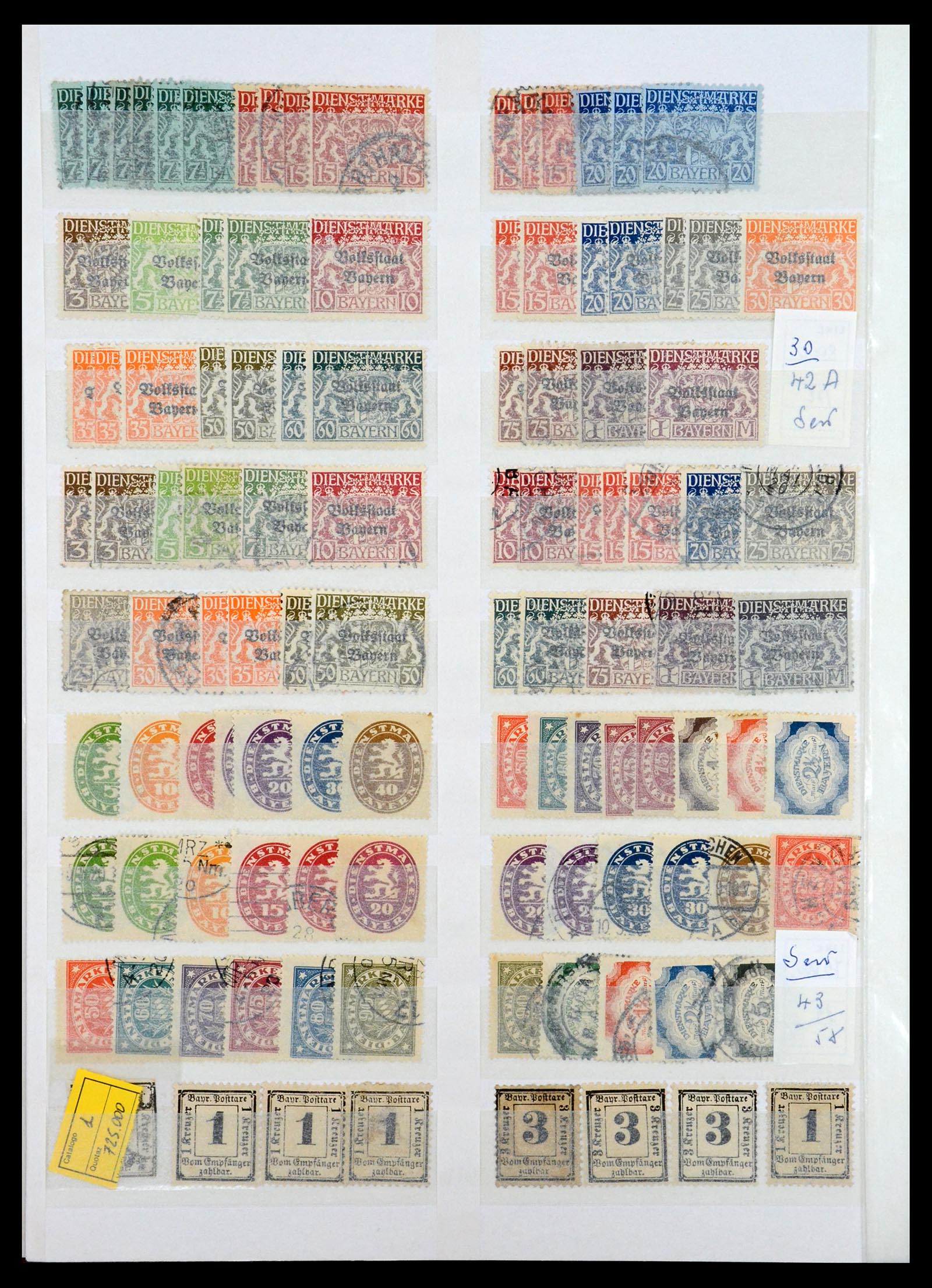 35135 016 - Postzegelverzameling 35135 Oud Duitse Staten en Duitse Rijk 1849-1923