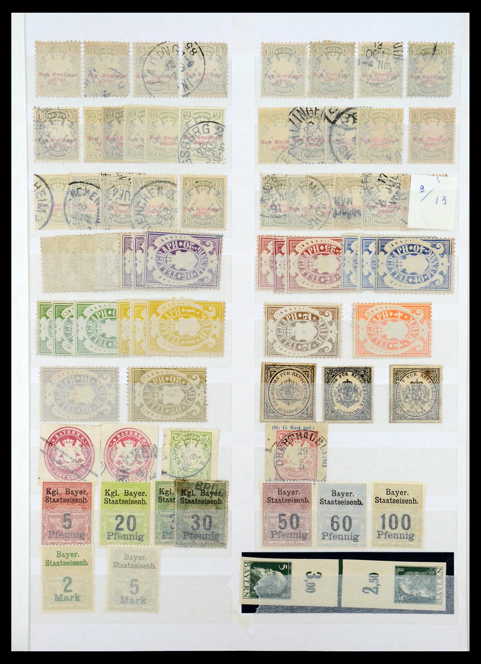 35135 017 - Postzegelverzameling 35135 Oud Duitse Staten en Duitse Rijk 1849-1923