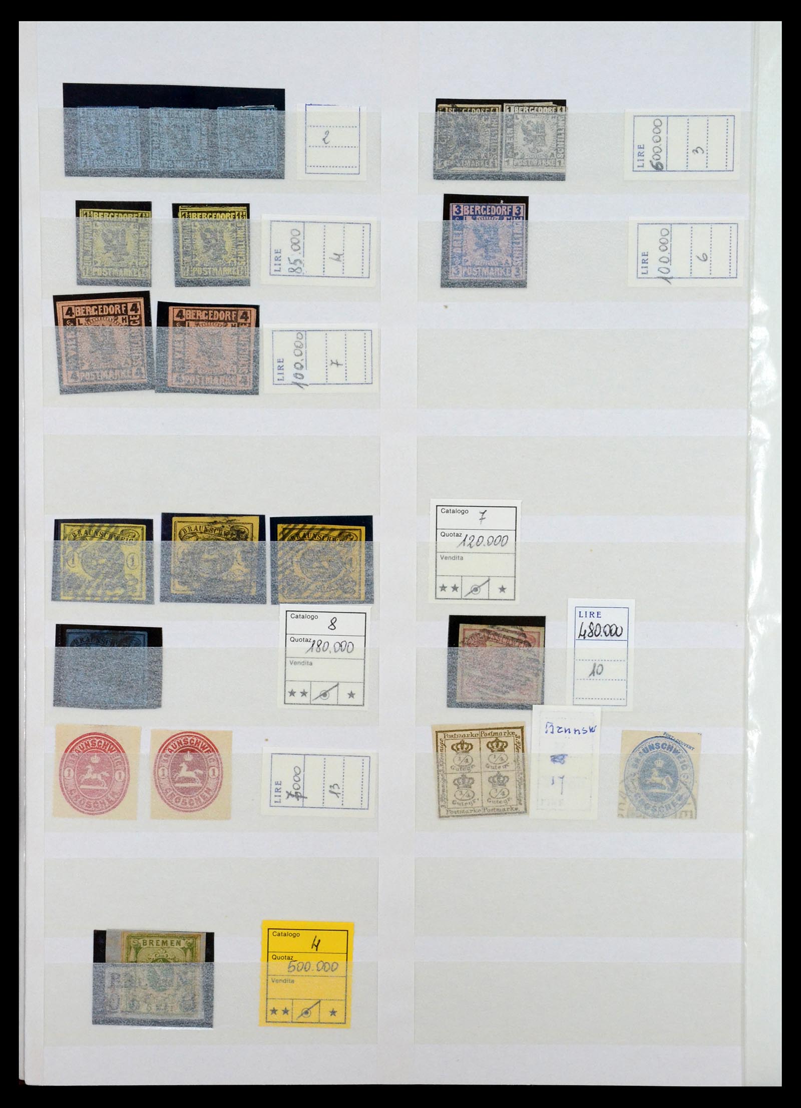 35135 018 - Postzegelverzameling 35135 Oud Duitse Staten en Duitse Rijk 1849-1923