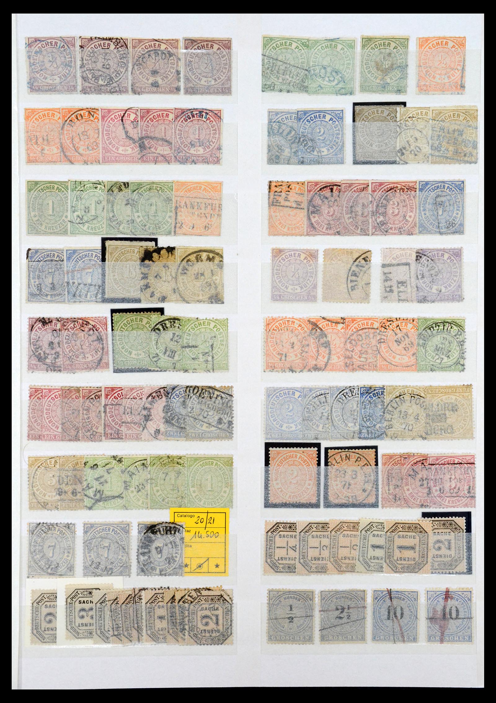 35135 021 - Postzegelverzameling 35135 Oud Duitse Staten en Duitse Rijk 1849-1923