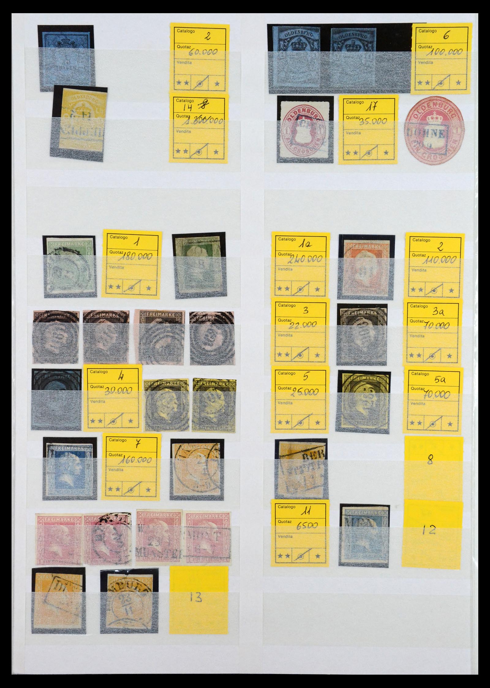 35135 022 - Postzegelverzameling 35135 Oud Duitse Staten en Duitse Rijk 1849-1923