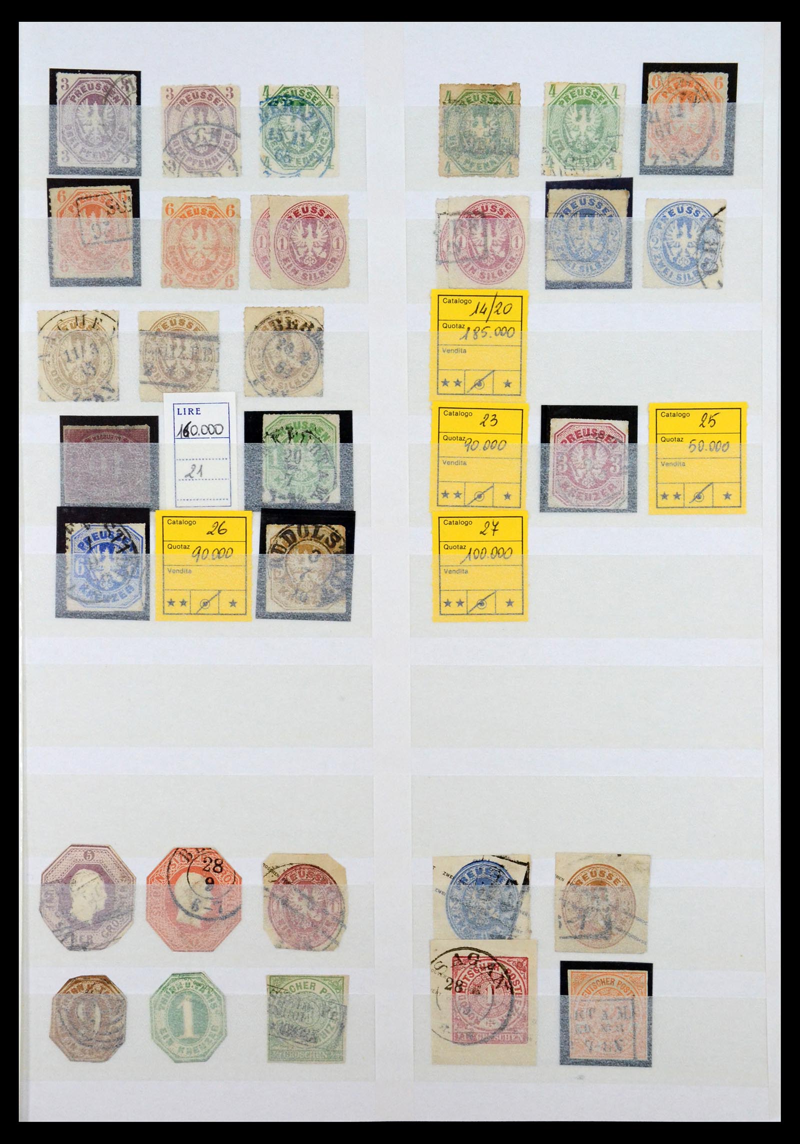 35135 023 - Postzegelverzameling 35135 Oud Duitse Staten en Duitse Rijk 1849-1923