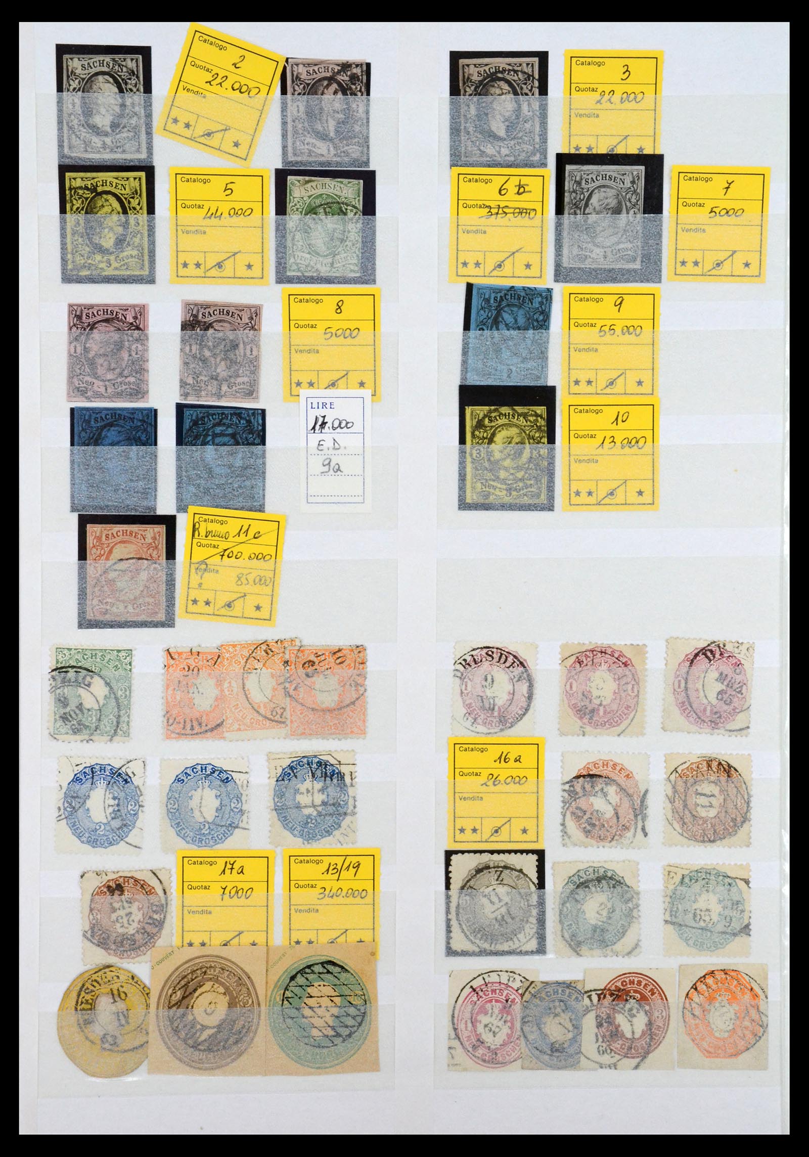 35135 024 - Postzegelverzameling 35135 Oud Duitse Staten en Duitse Rijk 1849-1923