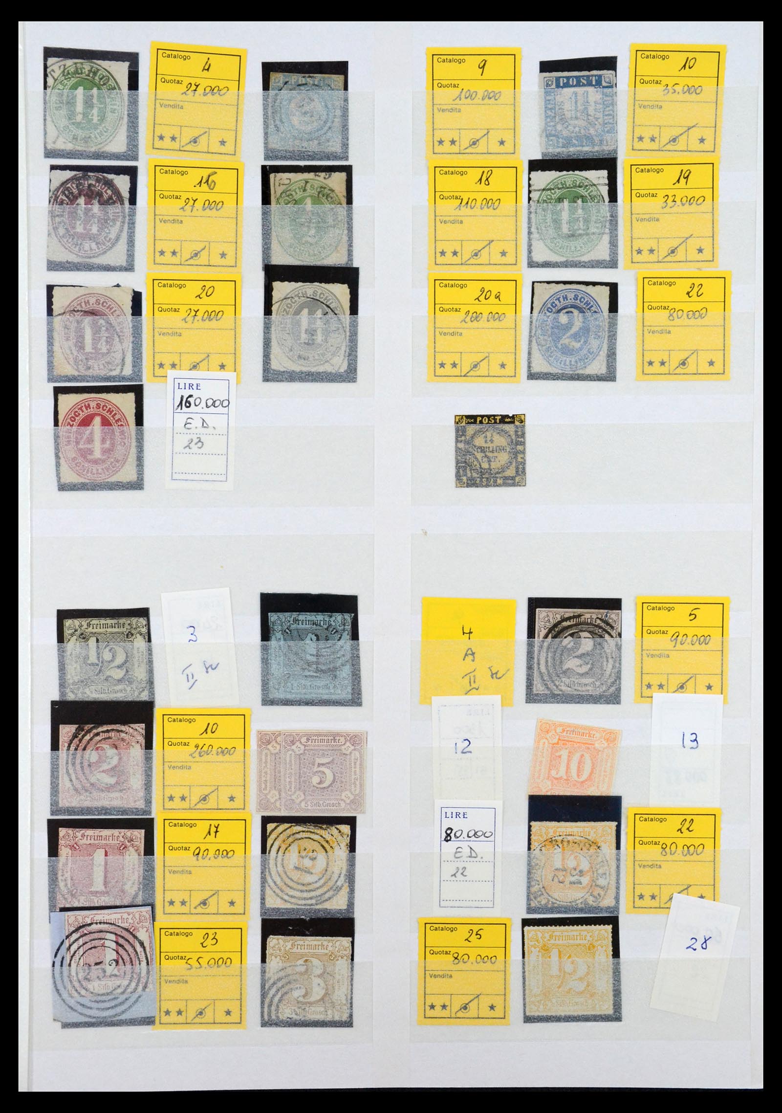 35135 025 - Postzegelverzameling 35135 Oud Duitse Staten en Duitse Rijk 1849-1923