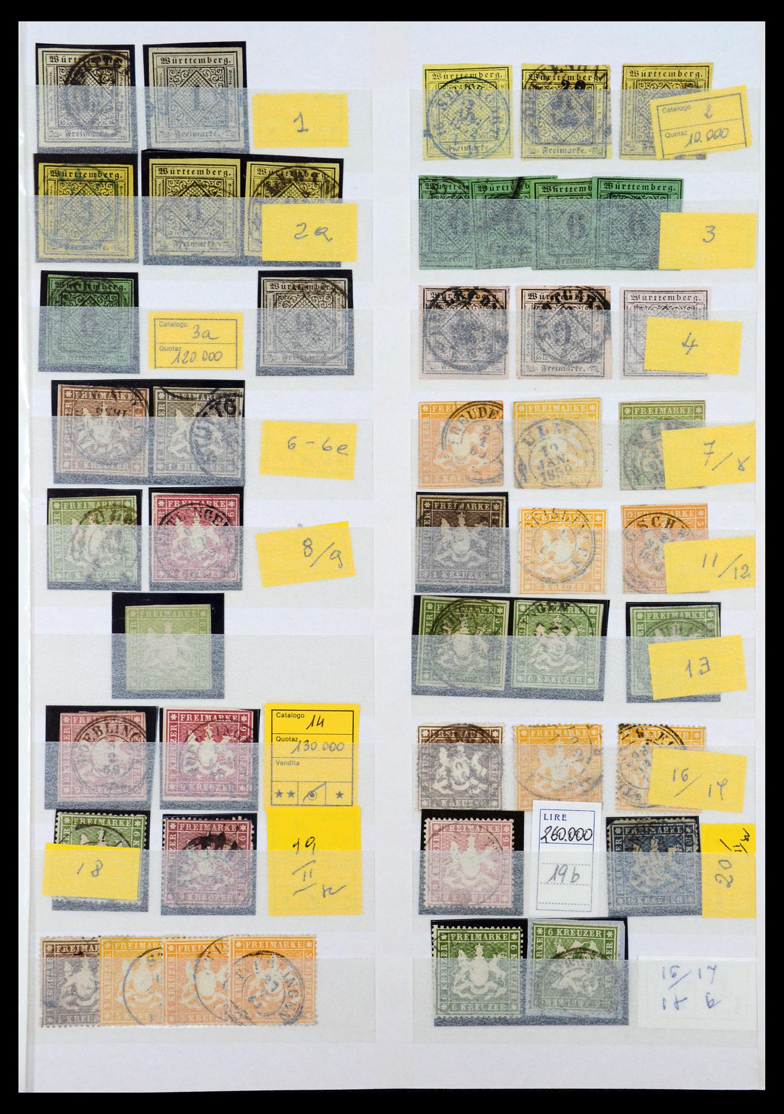 35135 027 - Postzegelverzameling 35135 Oud Duitse Staten en Duitse Rijk 1849-1923