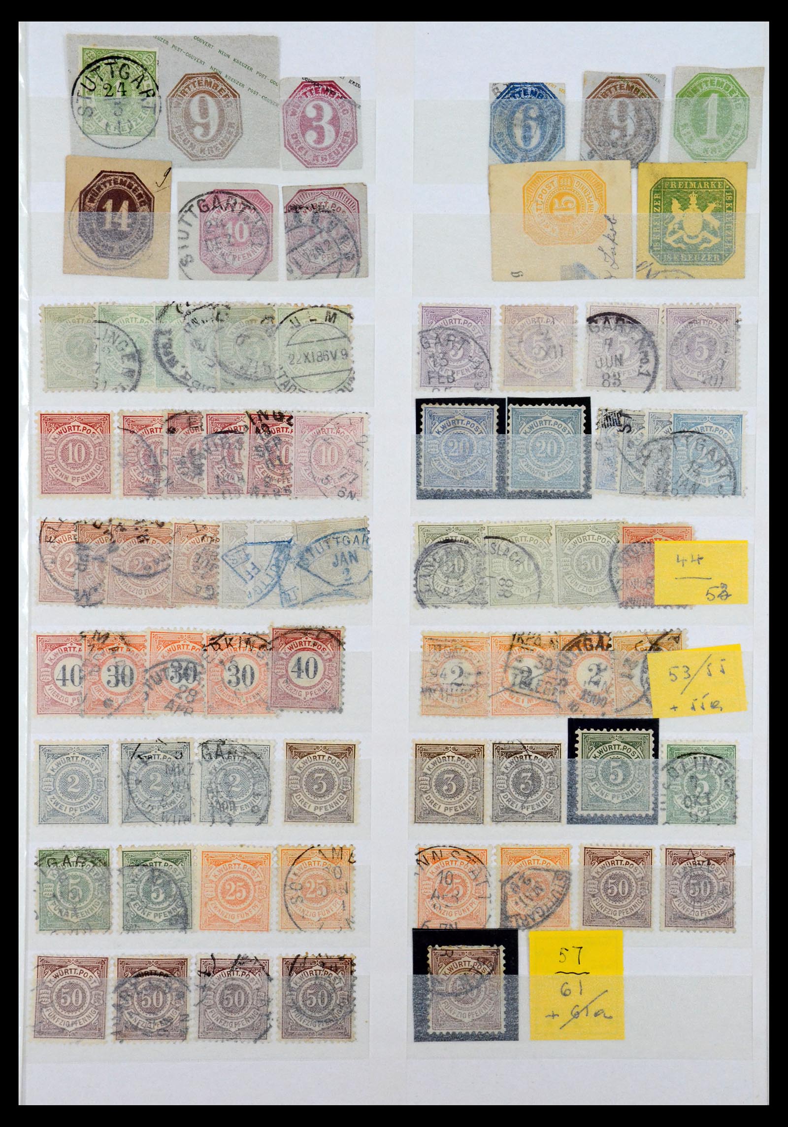 35135 029 - Postzegelverzameling 35135 Oud Duitse Staten en Duitse Rijk 1849-1923