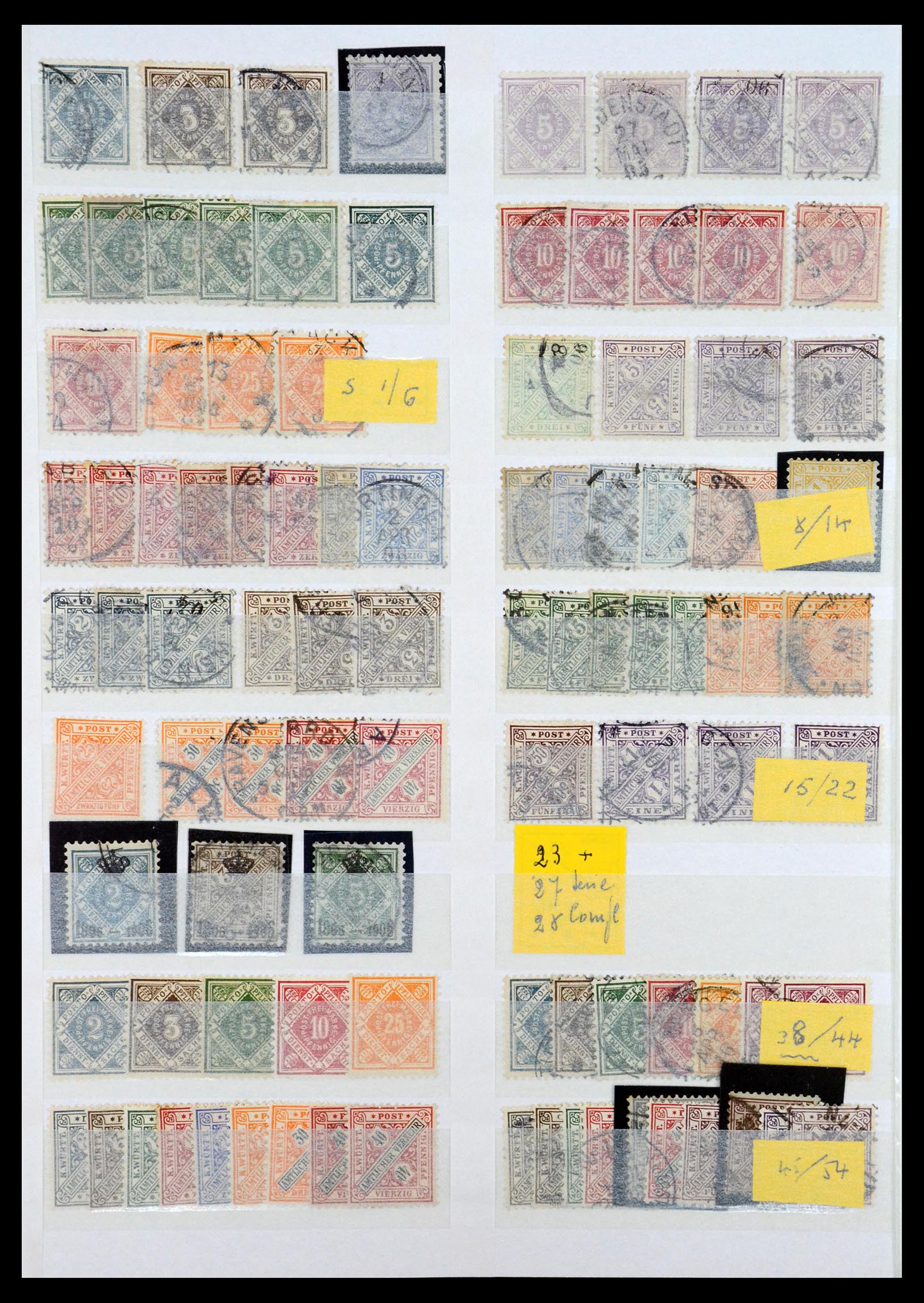35135 030 - Postzegelverzameling 35135 Oud Duitse Staten en Duitse Rijk 1849-1923