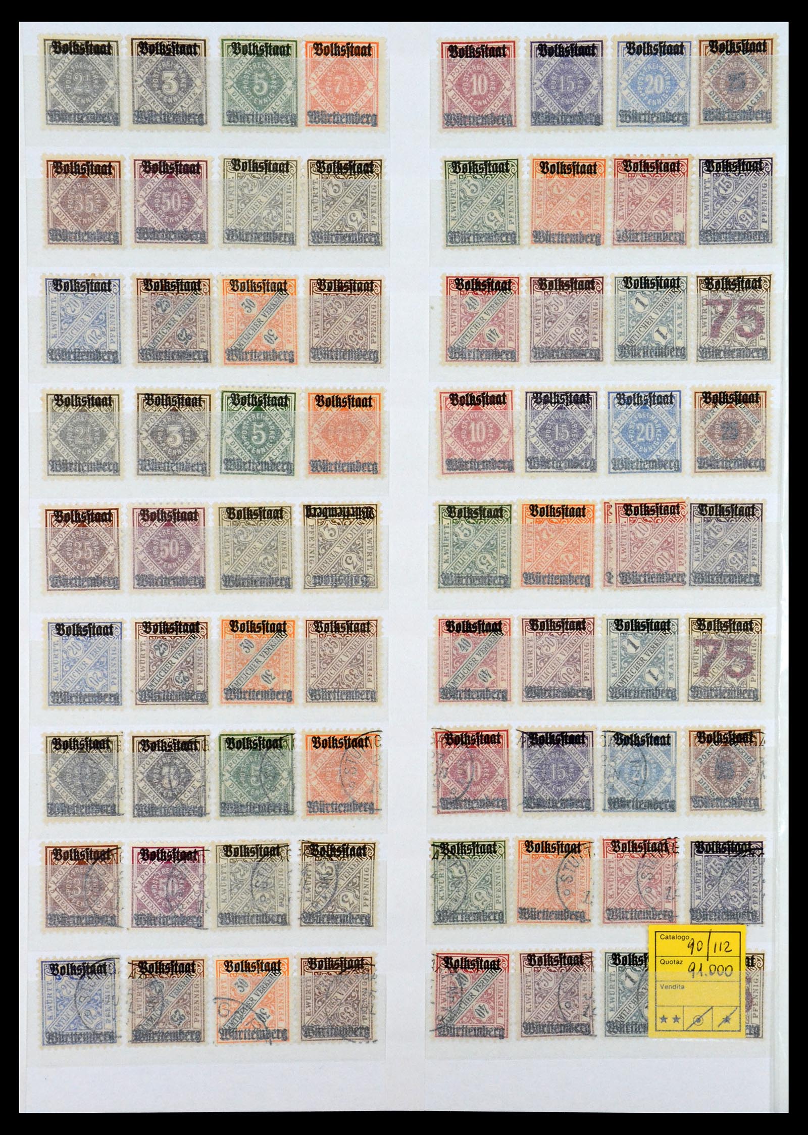 35135 032 - Postzegelverzameling 35135 Oud Duitse Staten en Duitse Rijk 1849-1923