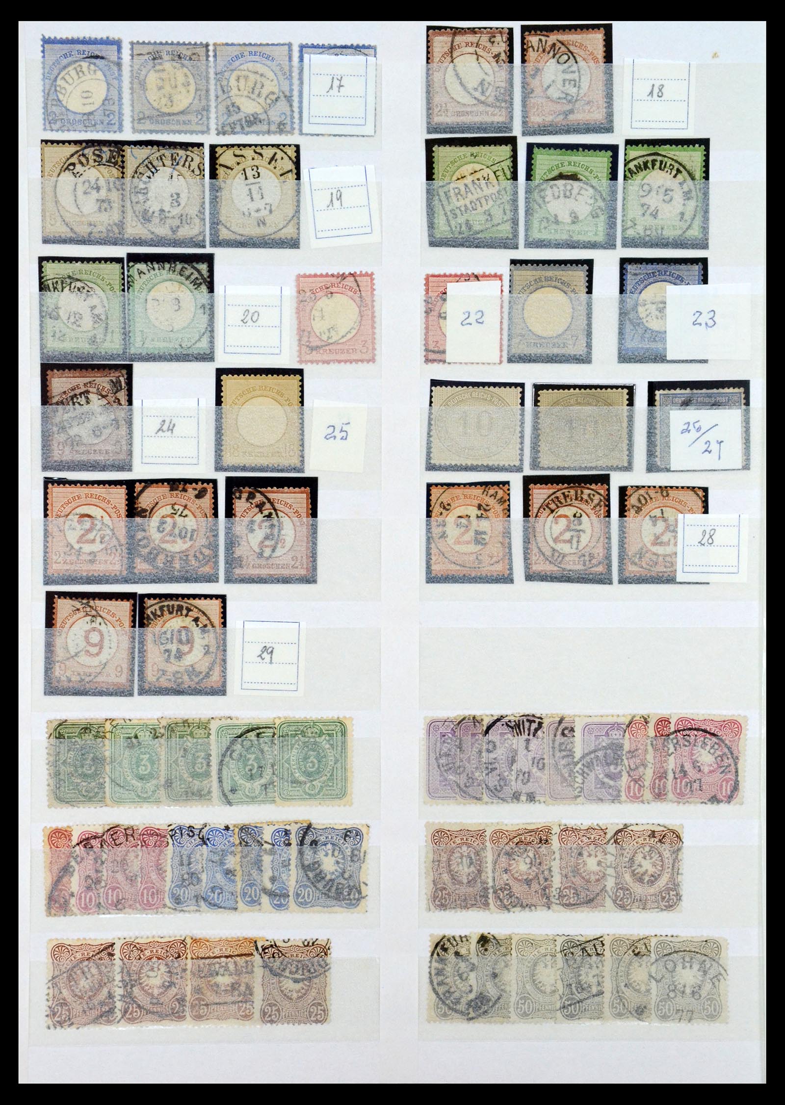 35135 036 - Postzegelverzameling 35135 Oud Duitse Staten en Duitse Rijk 1849-1923
