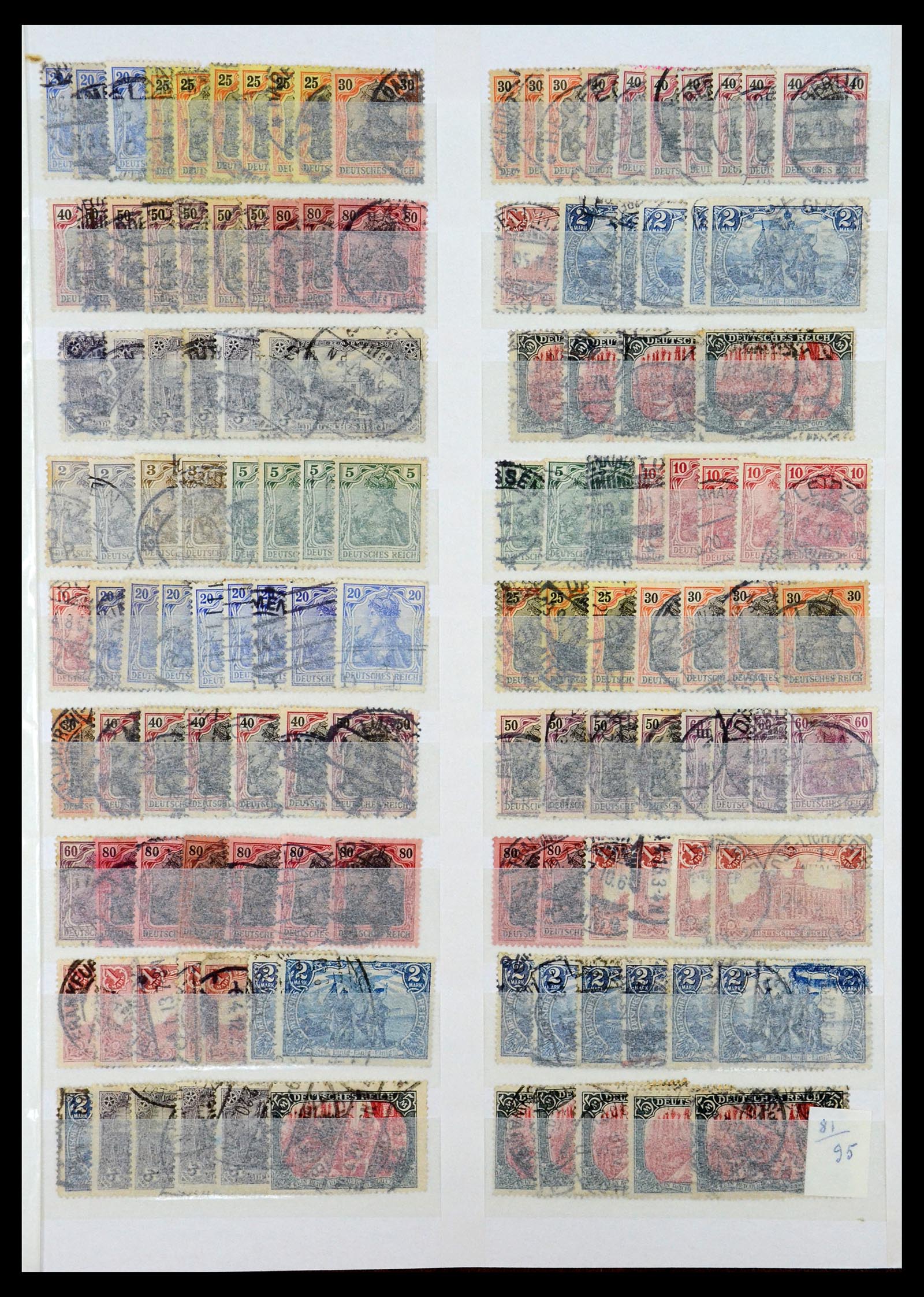 35135 039 - Postzegelverzameling 35135 Oud Duitse Staten en Duitse Rijk 1849-1923