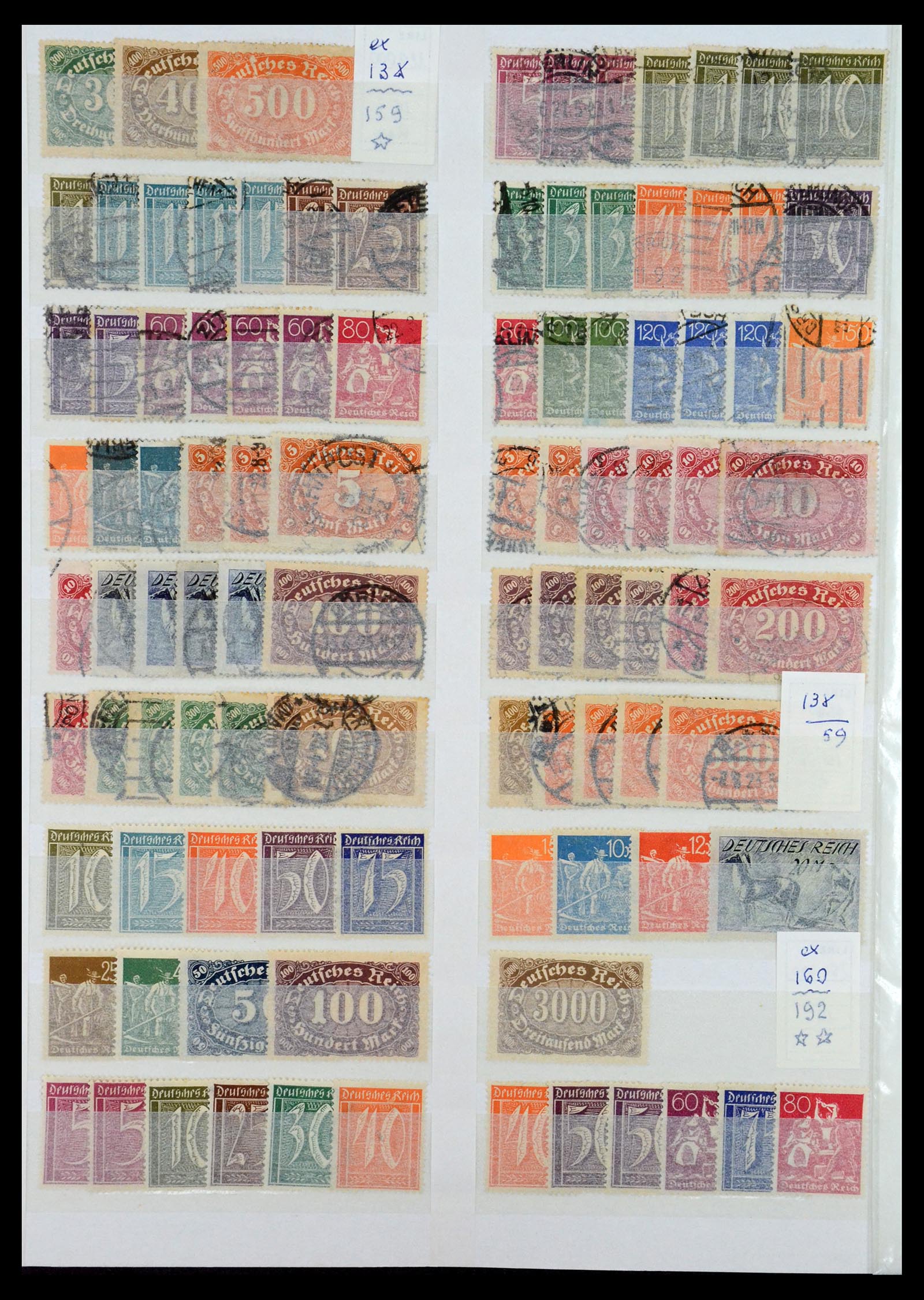 35135 042 - Postzegelverzameling 35135 Oud Duitse Staten en Duitse Rijk 1849-1923