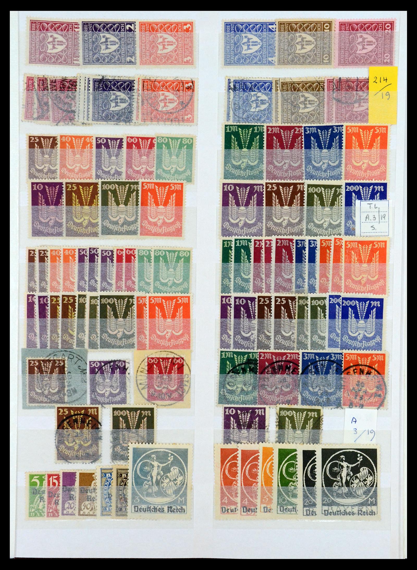 35135 045 - Stamp Collection 35135 Old German States and German Reich 1849-1923.