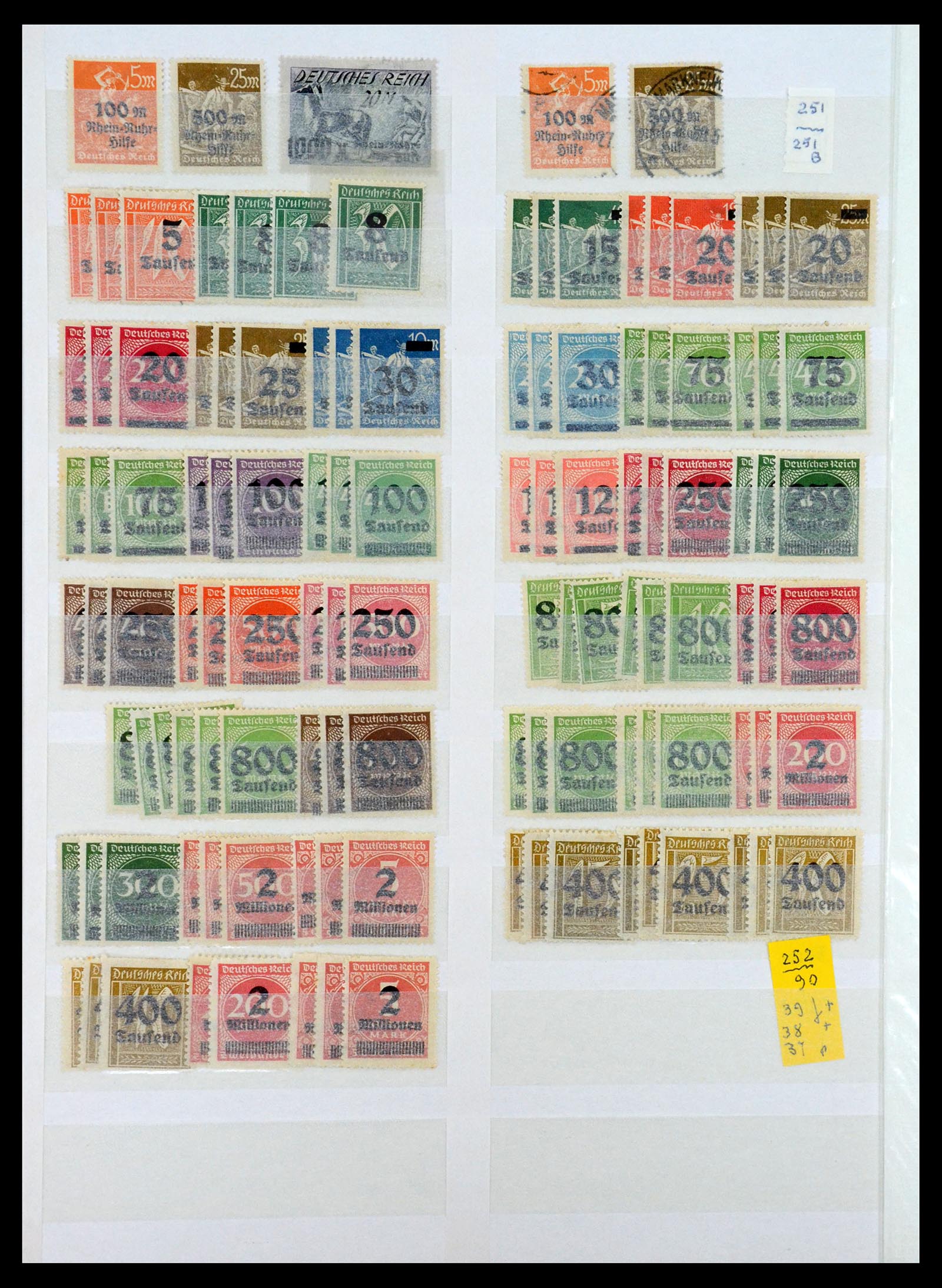 35135 048 - Postzegelverzameling 35135 Oud Duitse Staten en Duitse Rijk 1849-1923