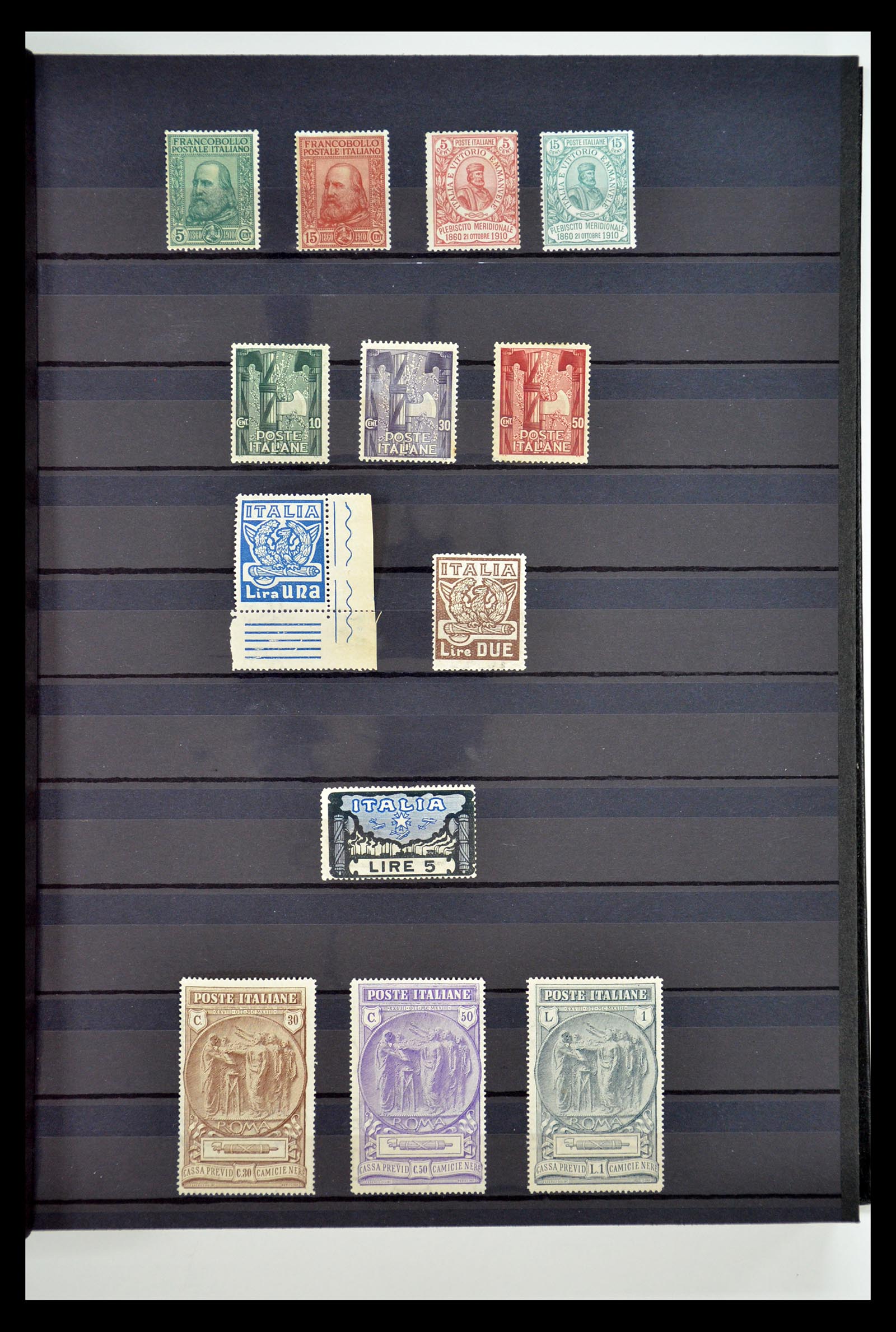35136 001 - Postzegelverzameling 35136 Italië 1910-1941.