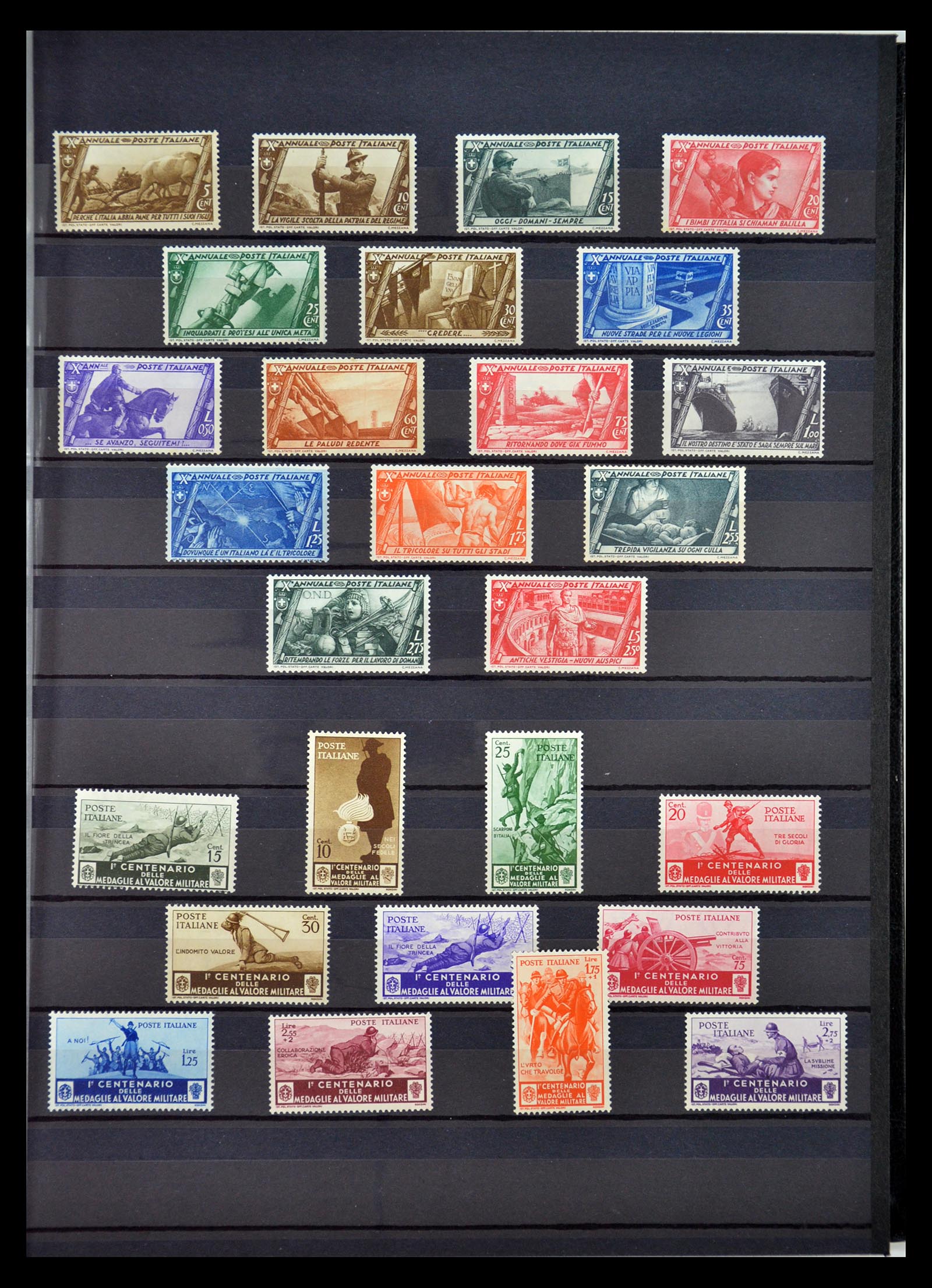 35136 005 - Postzegelverzameling 35136 Italië 1910-1941.