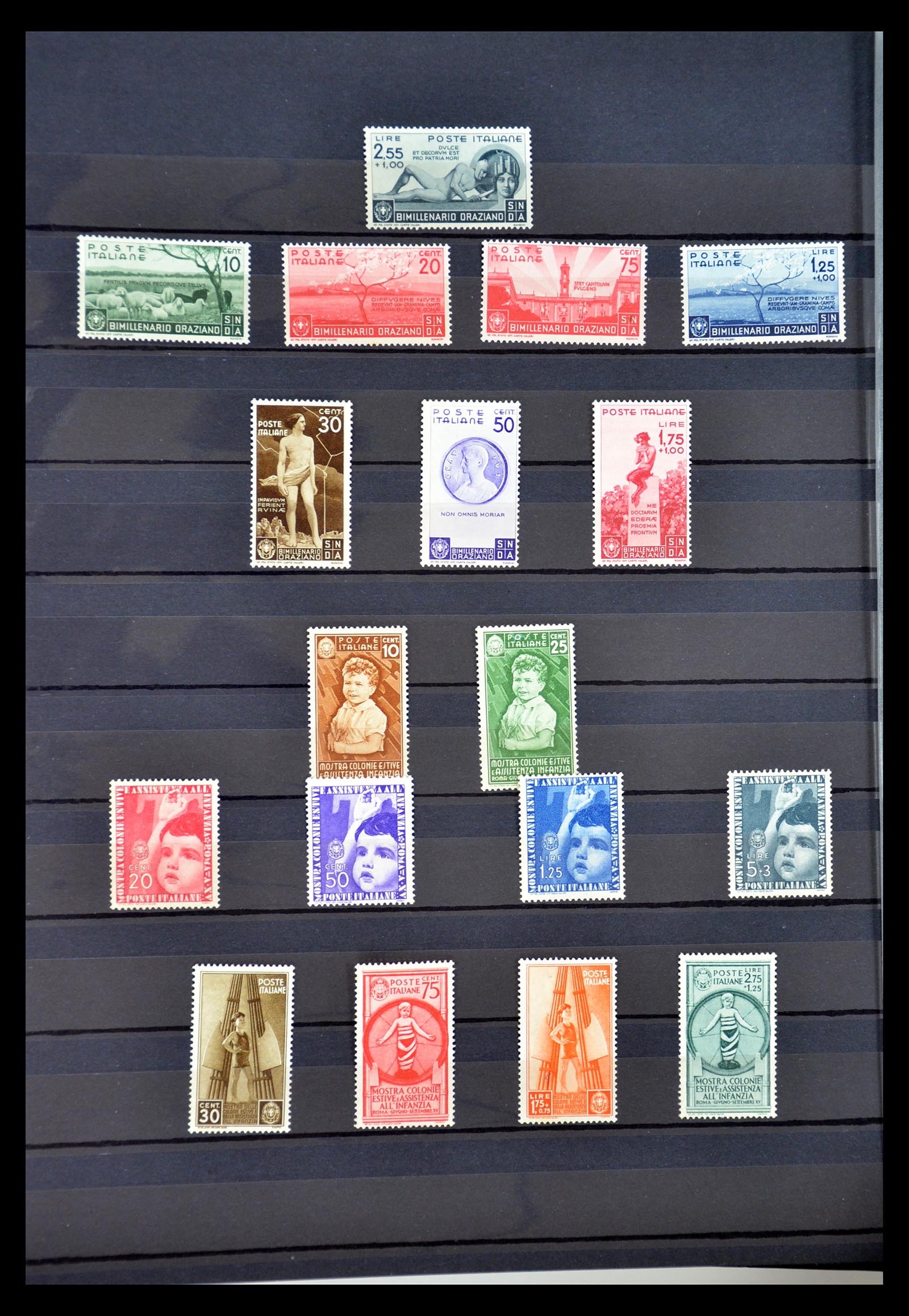 35136 006 - Postzegelverzameling 35136 Italië 1910-1941.
