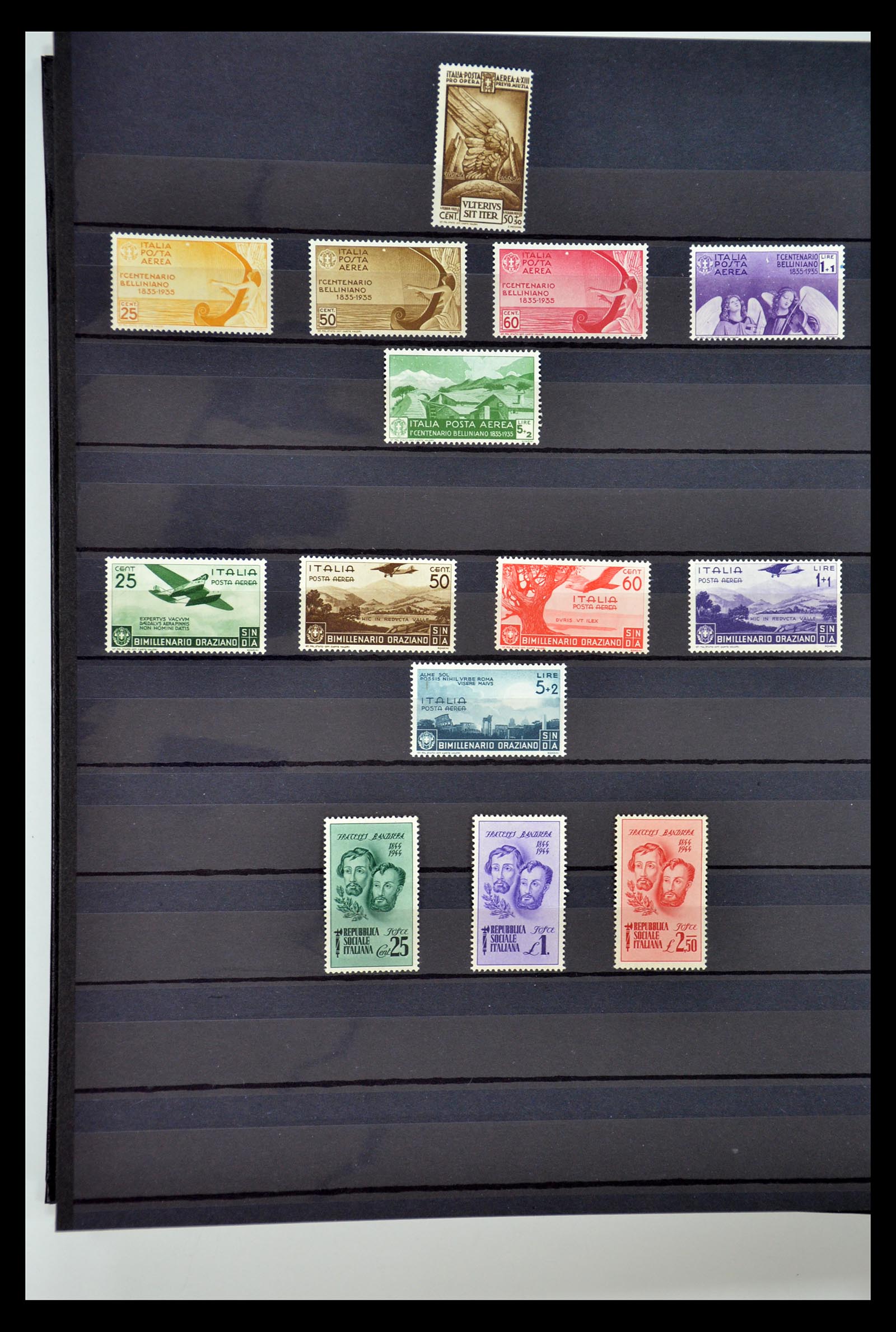 35136 012 - Postzegelverzameling 35136 Italië 1910-1941.