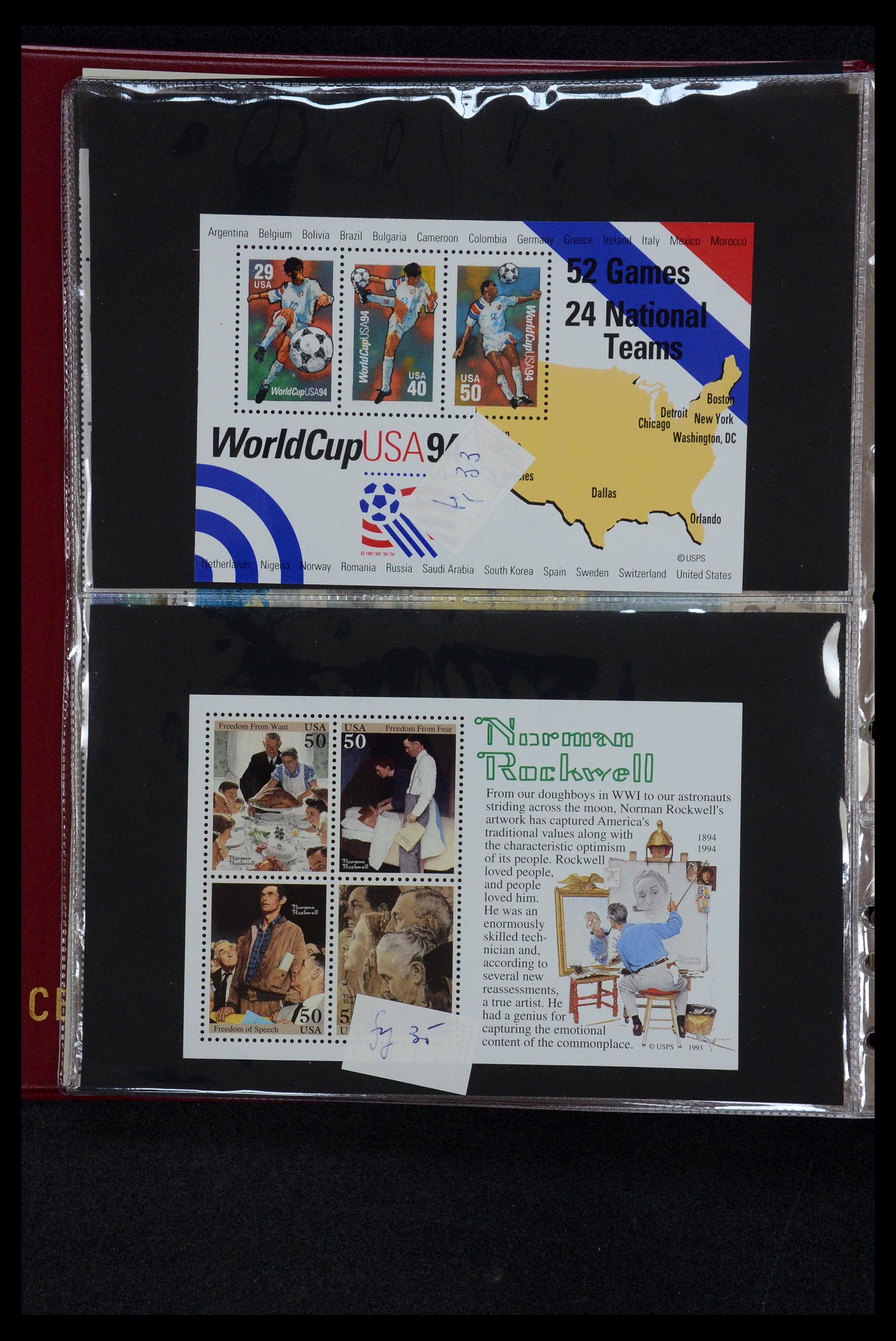 35137 010 - Stamp Collection 35137 USA 1960-1996.