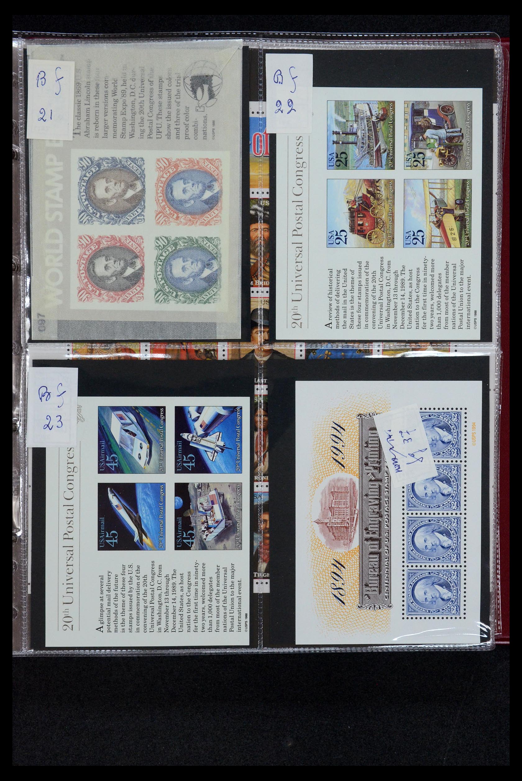 35137 011 - Postzegelverzameling 35137 USA 1960-1996.