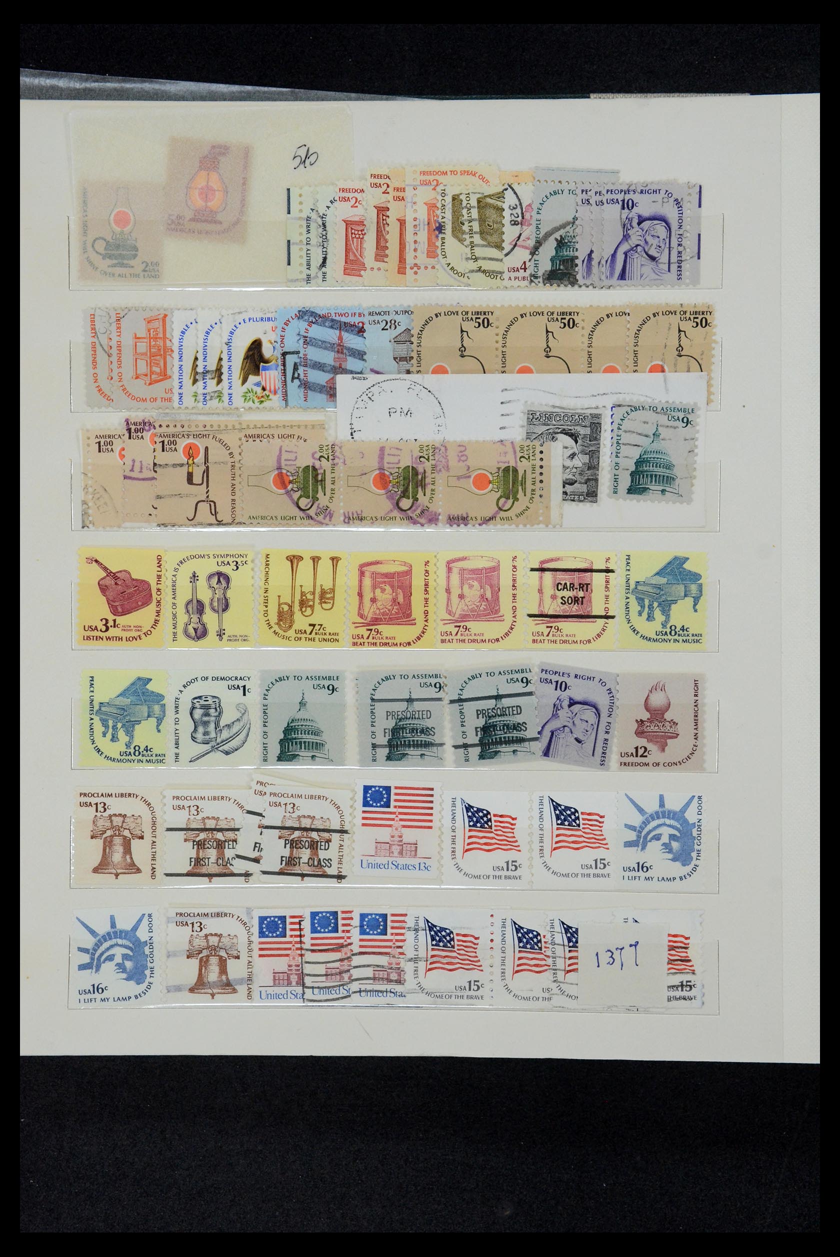 35137 036 - Stamp Collection 35137 USA 1960-1996.
