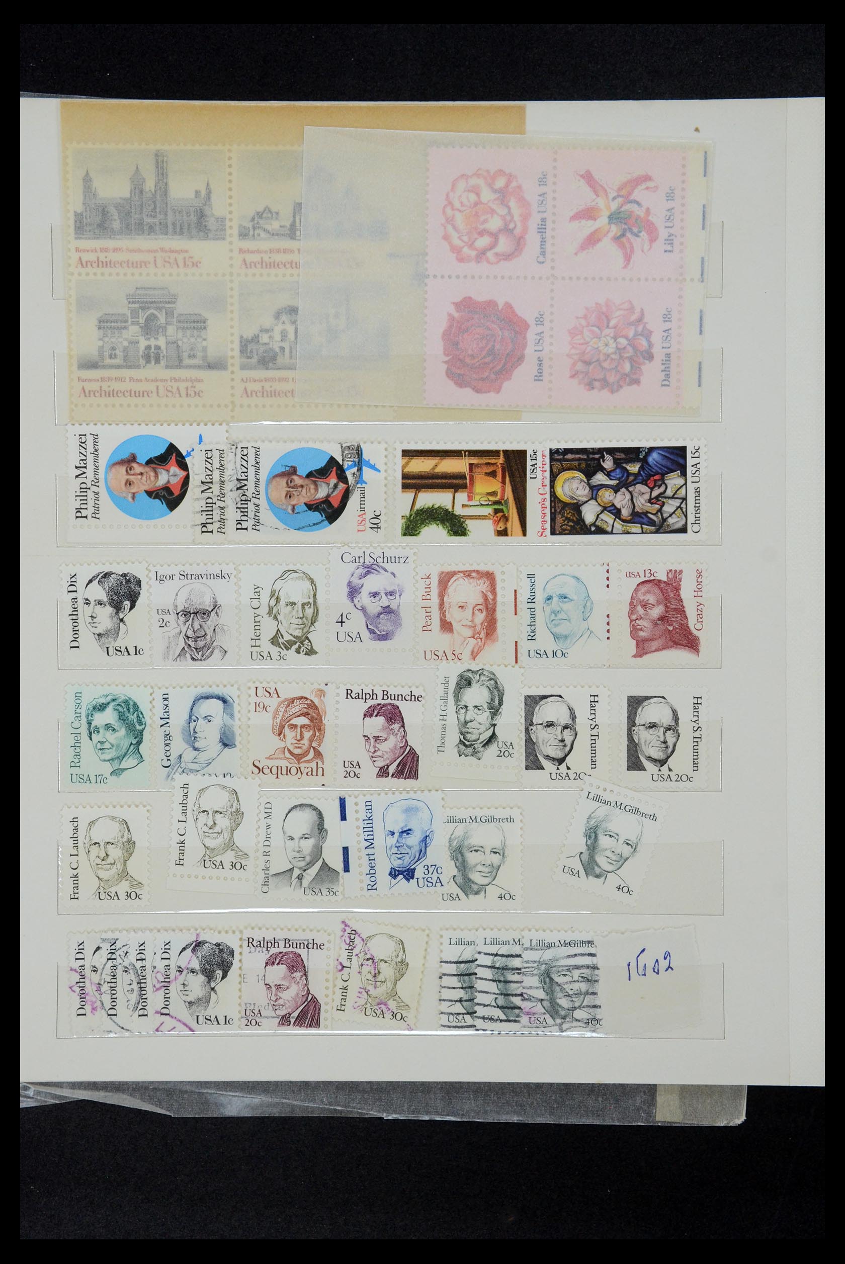 35137 042 - Postzegelverzameling 35137 USA 1960-1996.