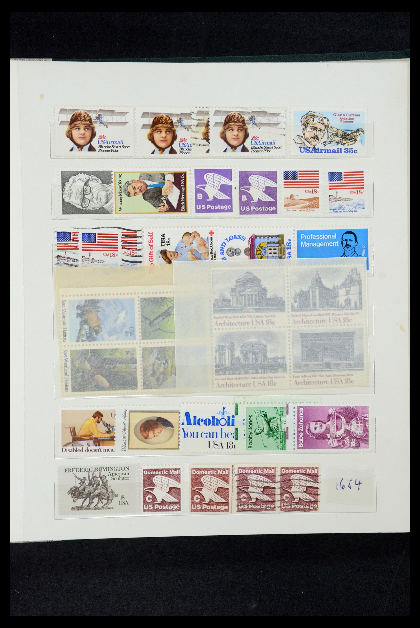 35137 043 - Postzegelverzameling 35137 USA 1960-1996.