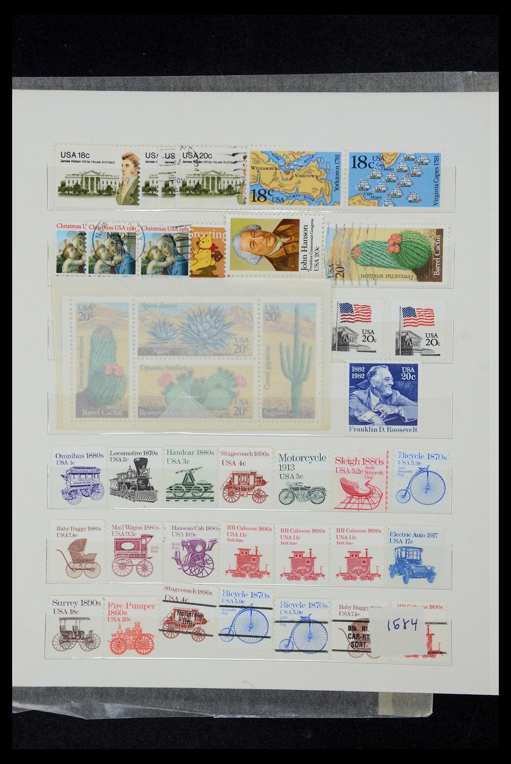 35137 044 - Postzegelverzameling 35137 USA 1960-1996.