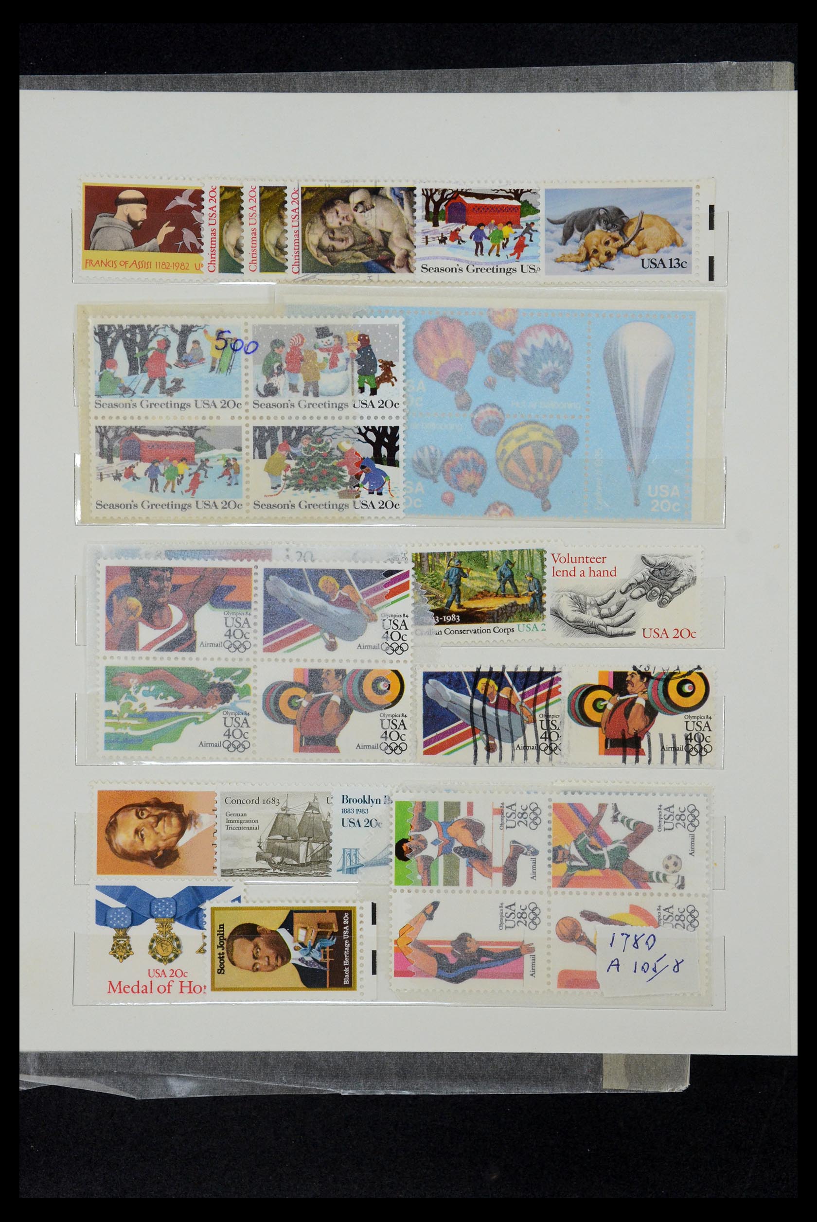 35137 046 - Stamp Collection 35137 USA 1960-1996.