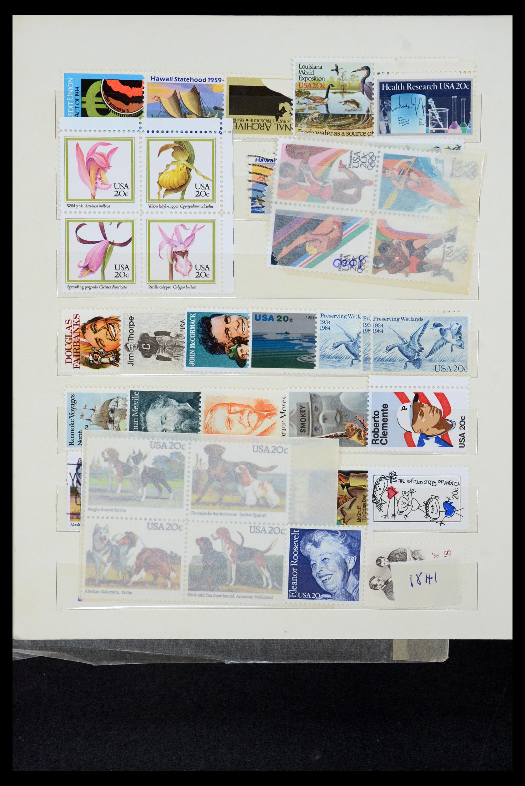 35137 048 - Postzegelverzameling 35137 USA 1960-1996.