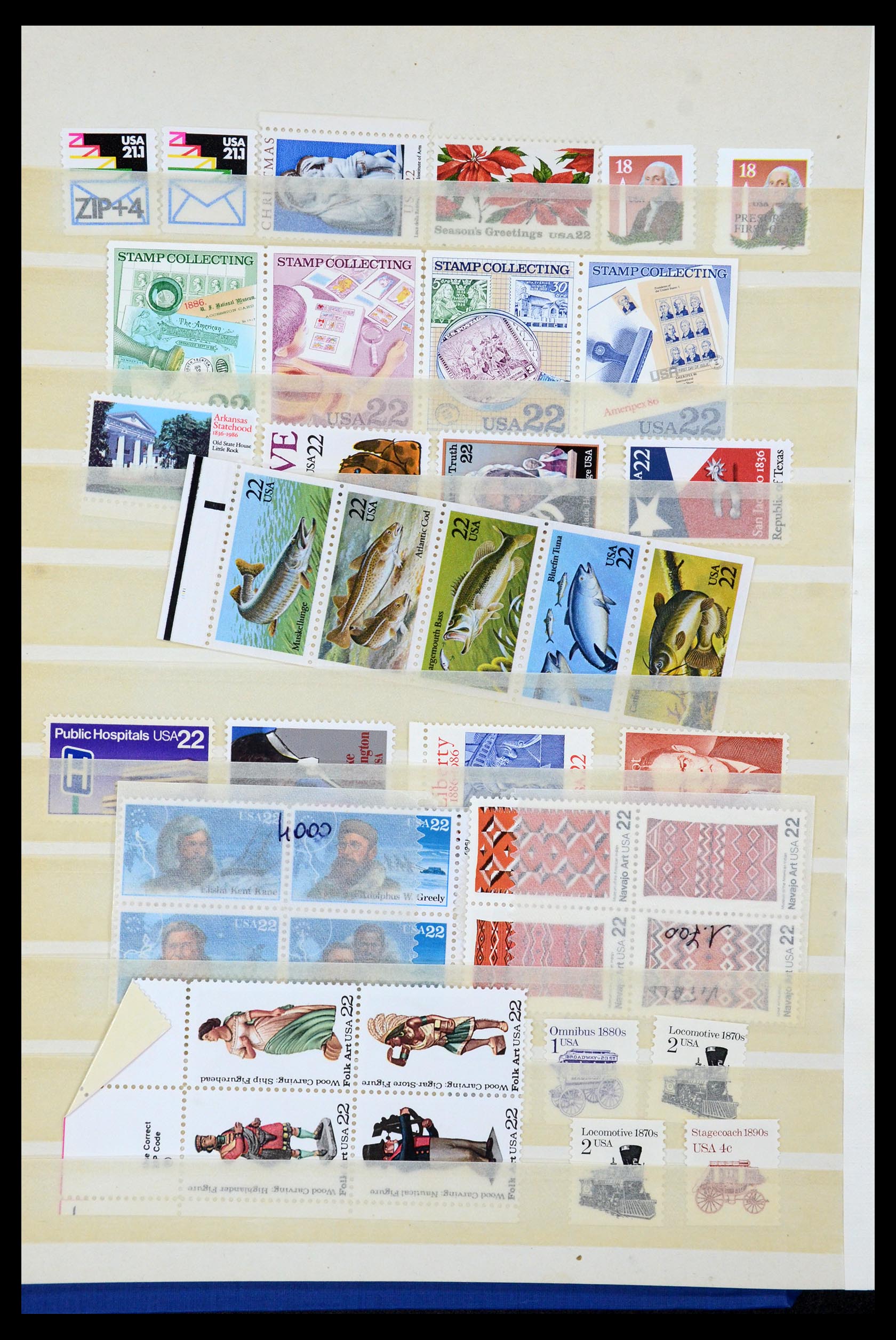 35137 052 - Stamp Collection 35137 USA 1960-1996.