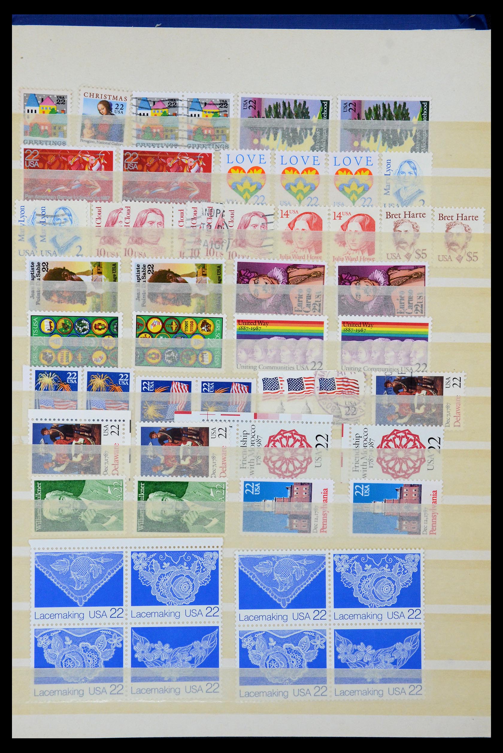 35137 053 - Postzegelverzameling 35137 USA 1960-1996.