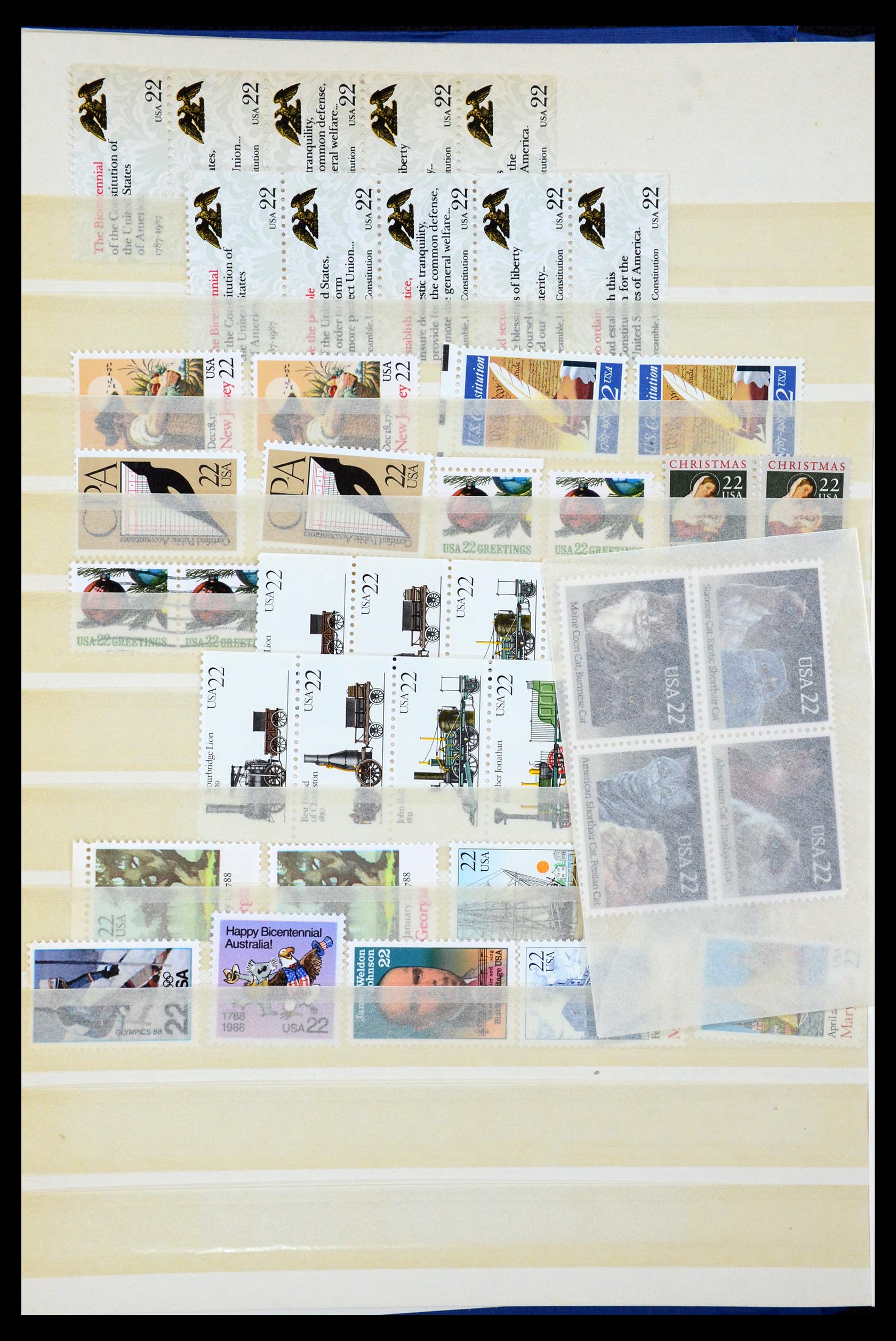 35137 054 - Postzegelverzameling 35137 USA 1960-1996.