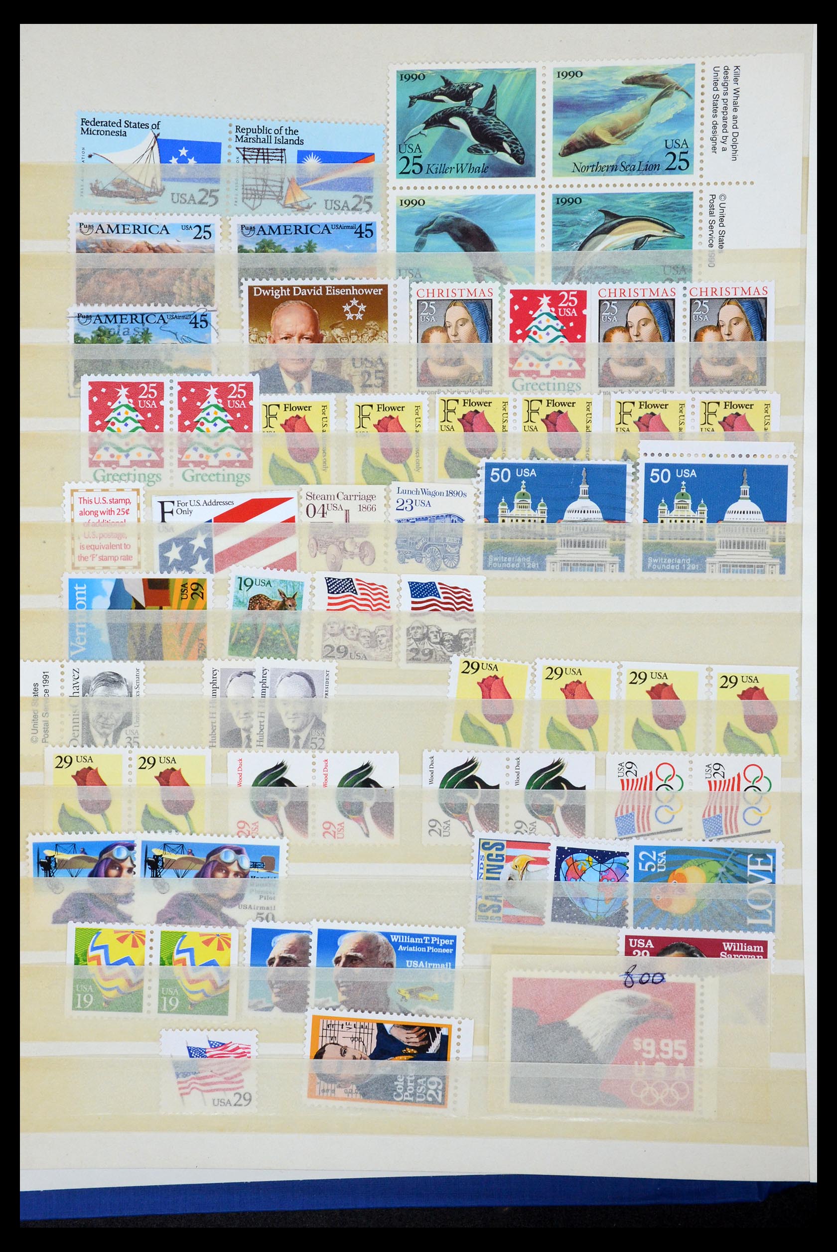 35137 059 - Stamp Collection 35137 USA 1960-1996.