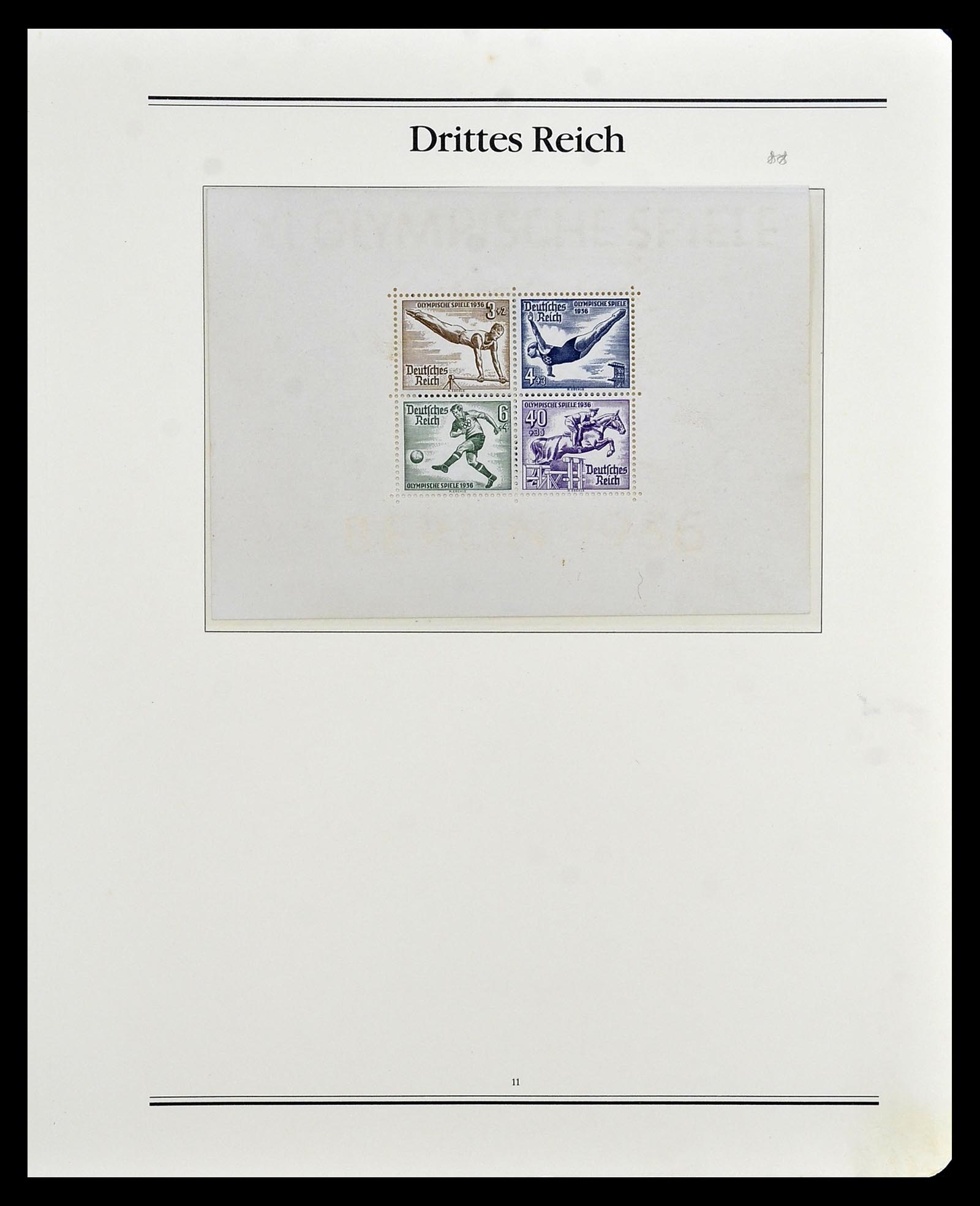 35138 008 - Postzegelverzameling 35138 Duitse Rijk 1933-1945.