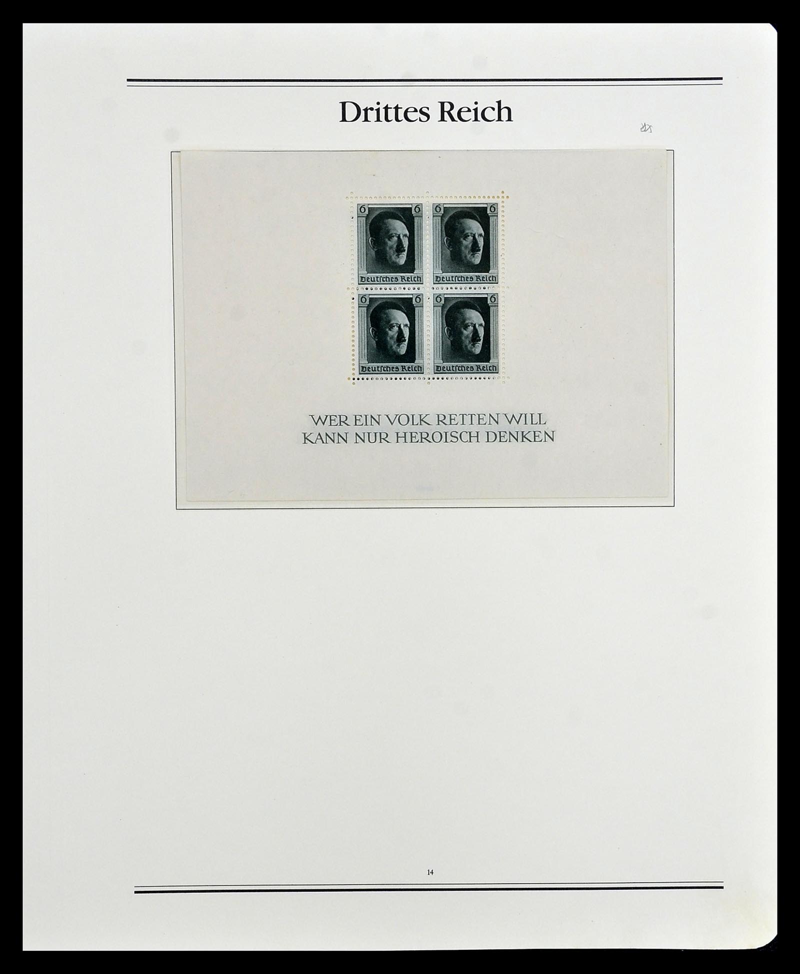 35138 011 - Postzegelverzameling 35138 Duitse Rijk 1933-1945.