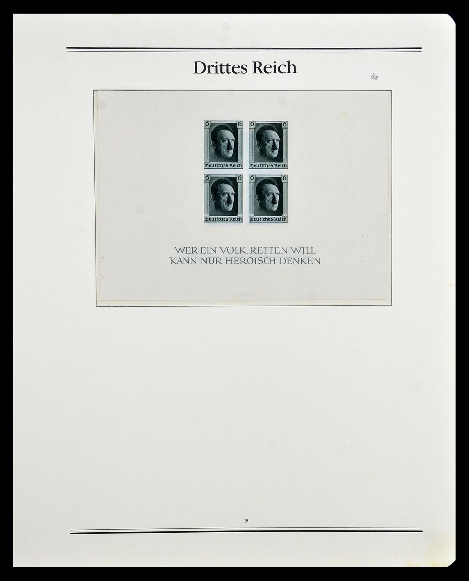 35138 012 - Postzegelverzameling 35138 Duitse Rijk 1933-1945.