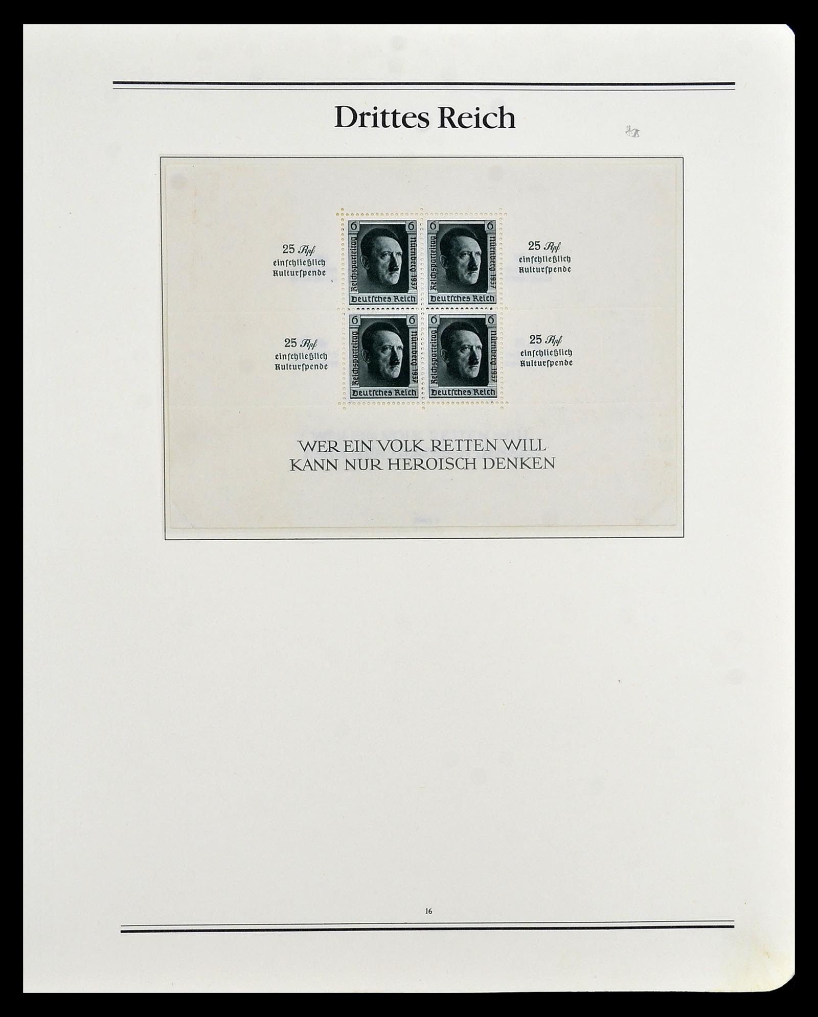 35138 013 - Postzegelverzameling 35138 Duitse Rijk 1933-1945.