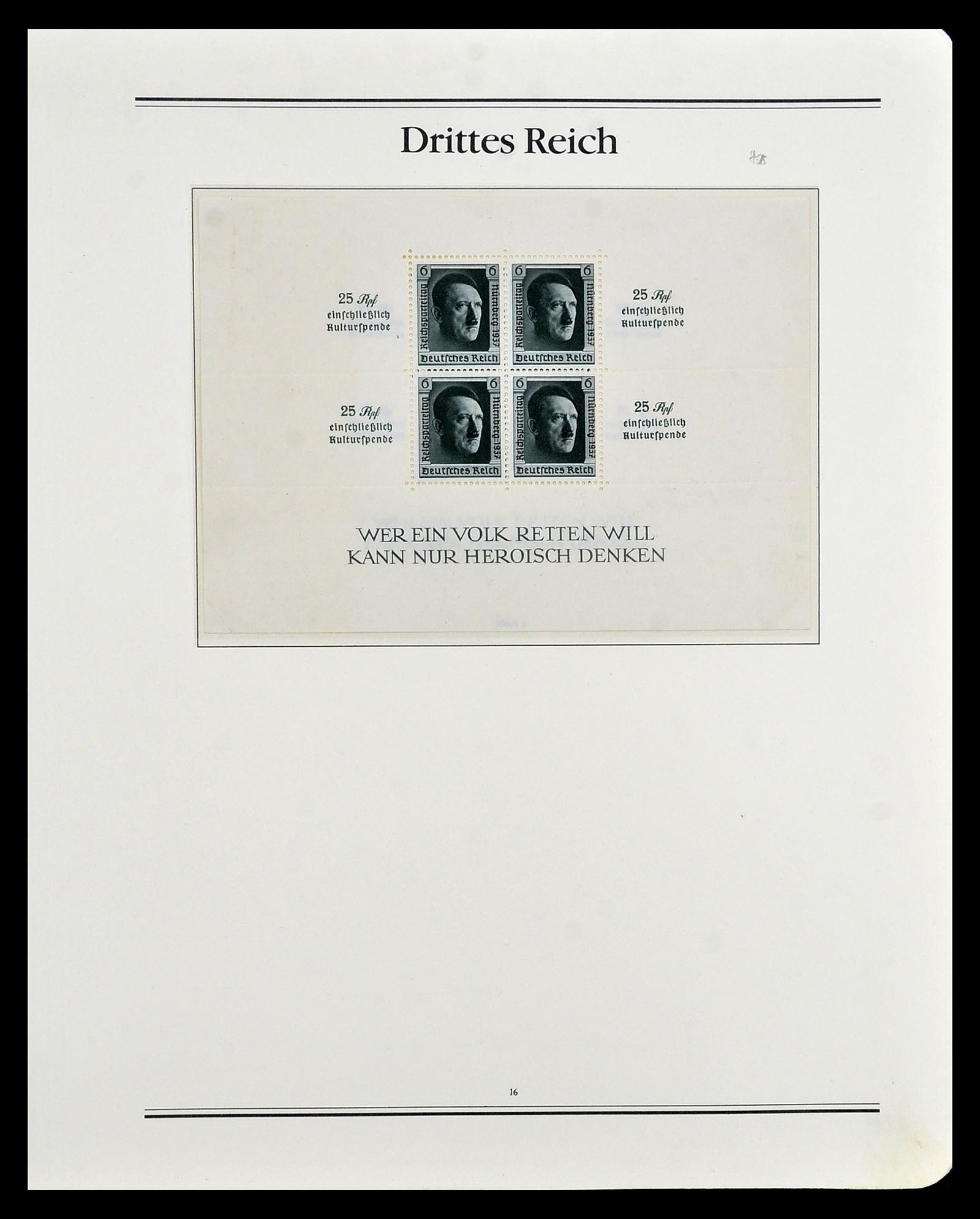 35138 013 - Postzegelverzameling 35138 Duitse Rijk 1933-1945.