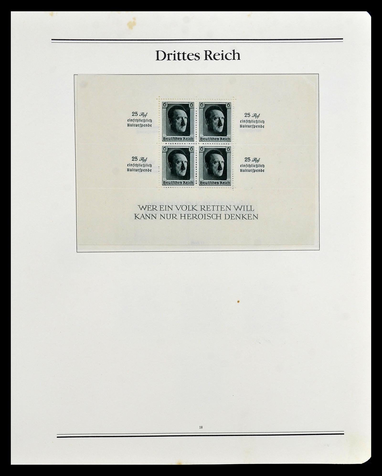 35138 015 - Postzegelverzameling 35138 Duitse Rijk 1933-1945.