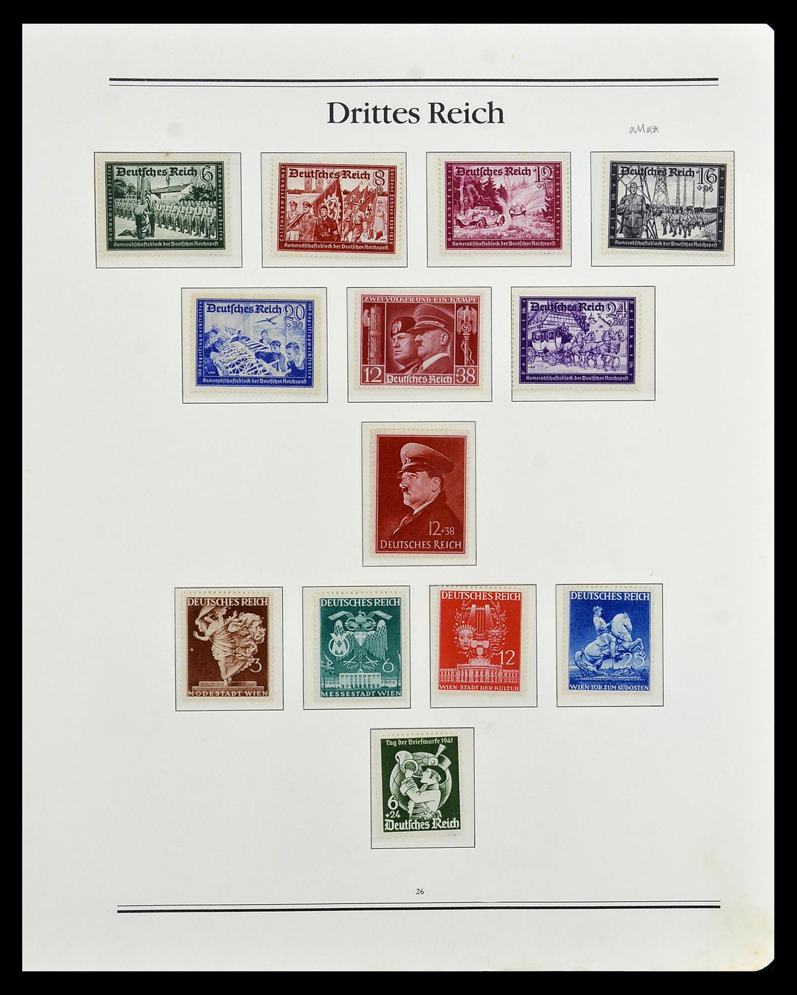 35138 023 - Stamp Collection 35138 German Reich 1933-1945.