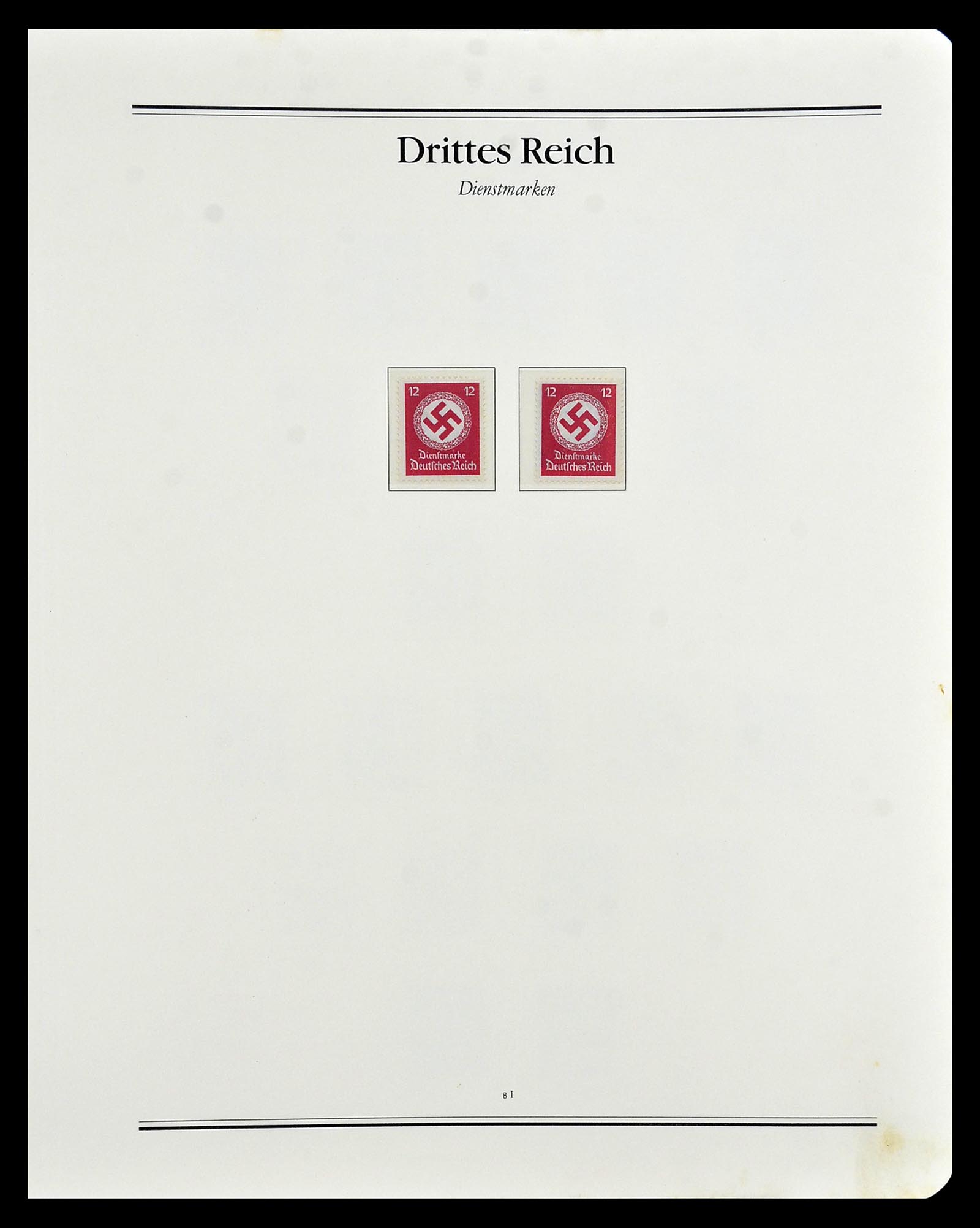 35138 032 - Postzegelverzameling 35138 Duitse Rijk 1933-1945.