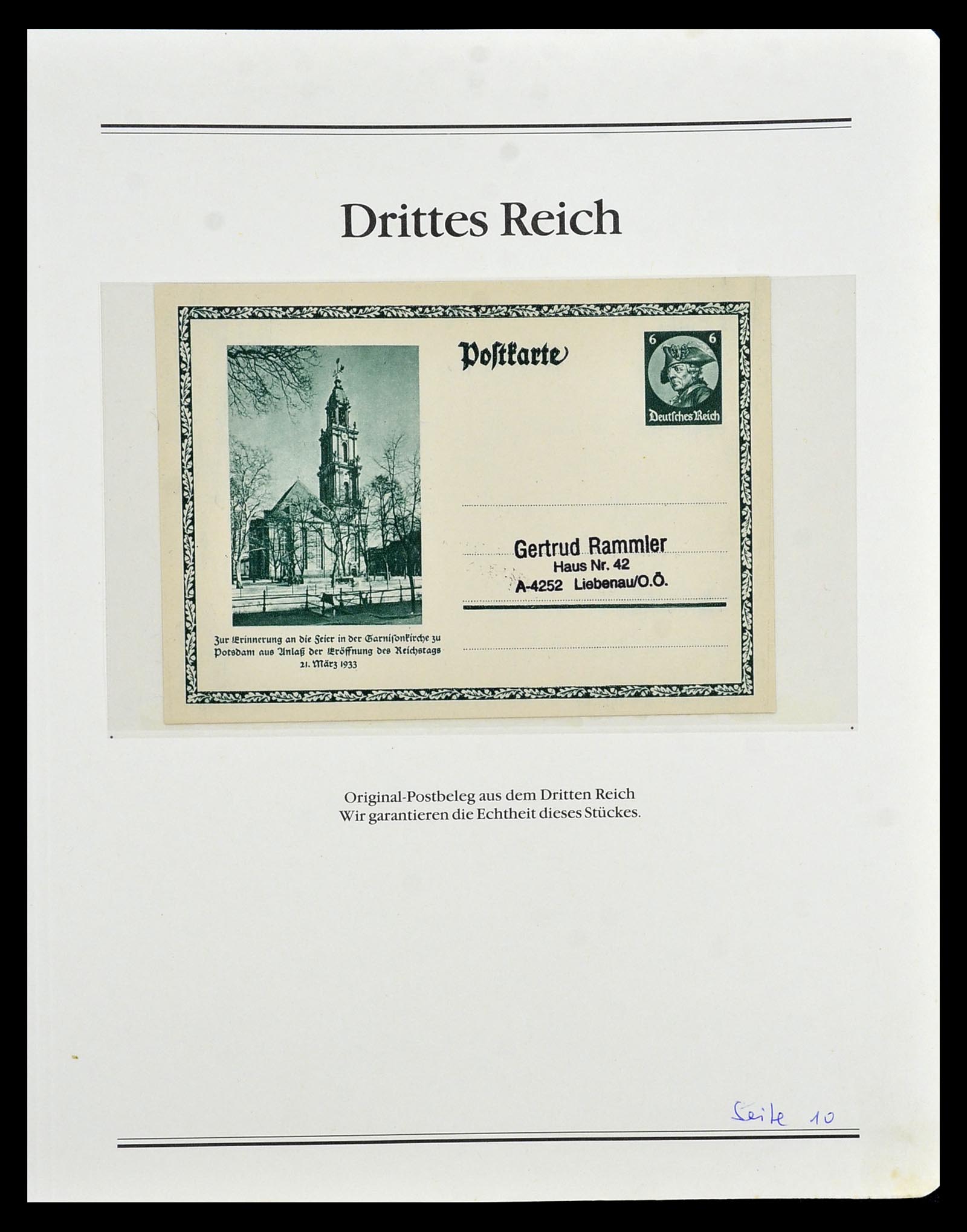 35138 034 - Stamp Collection 35138 German Reich 1933-1945.
