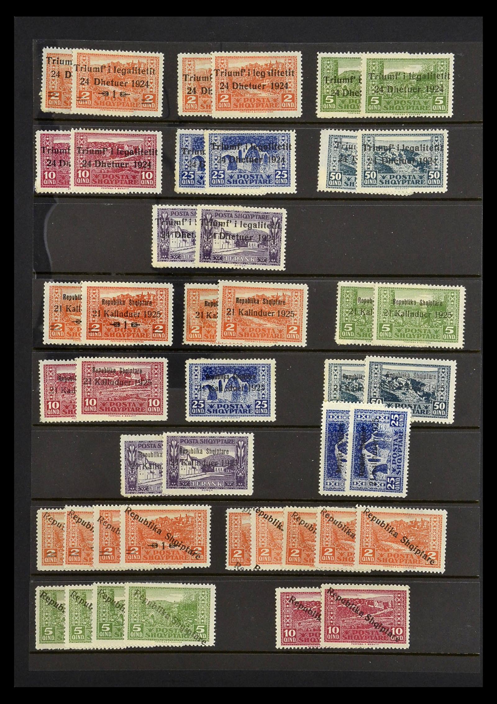 35139 004 - Postzegelverzameling 35139 Albanië 1914-1970.