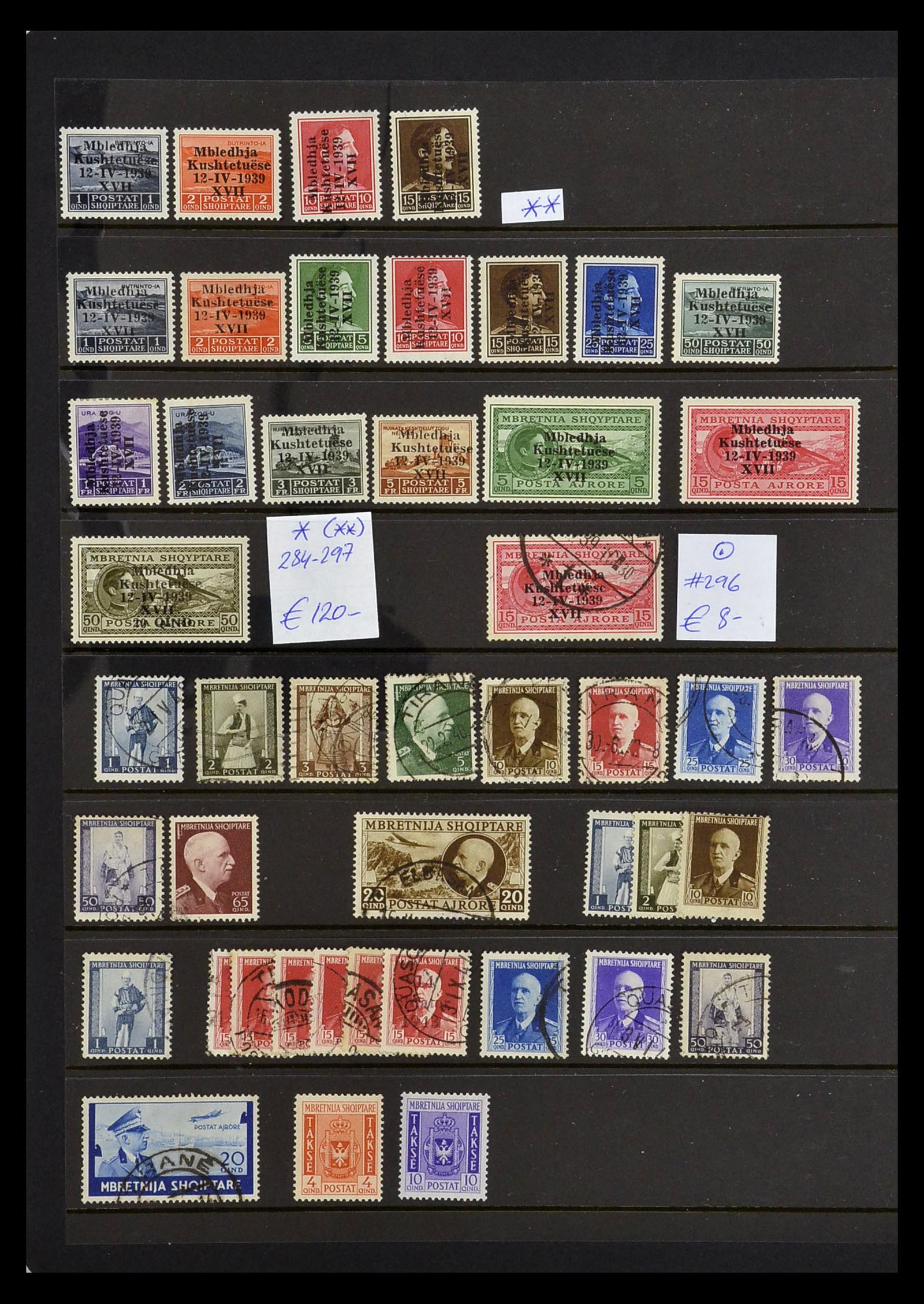 35139 008 - Postzegelverzameling 35139 Albanië 1914-1970.